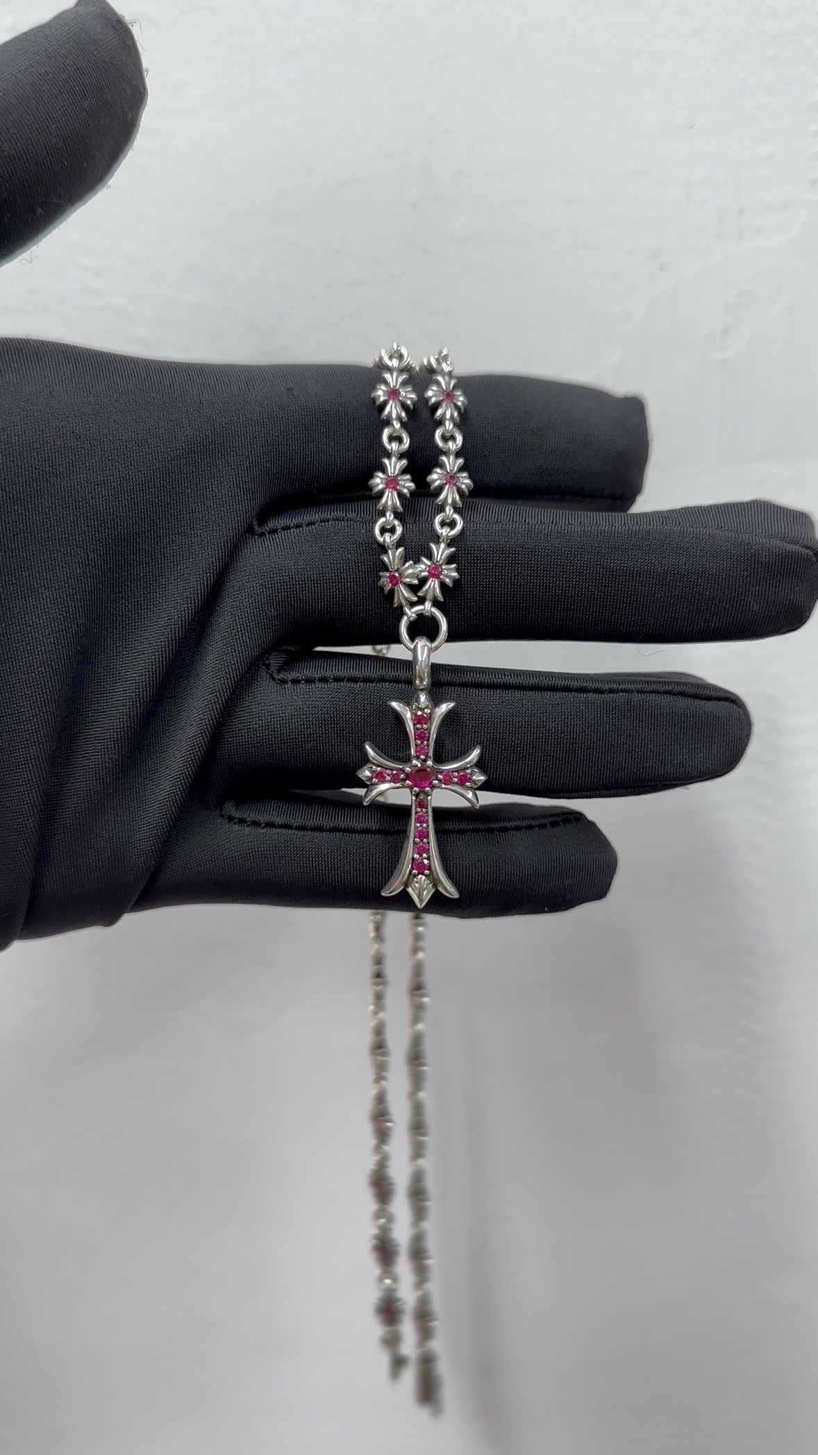Gold-plated diamond custom necklace pendant 925 silver diamond custom