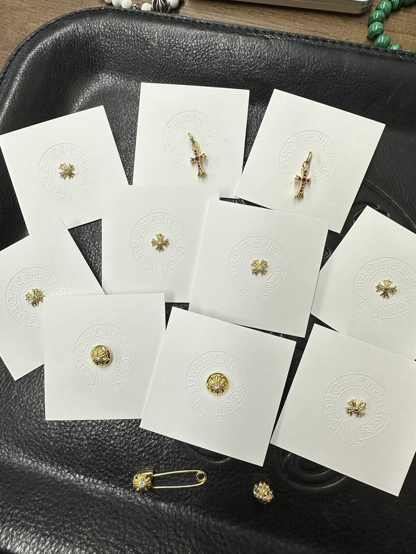 Gold-plated diamond-set customization, 22k real gold customization