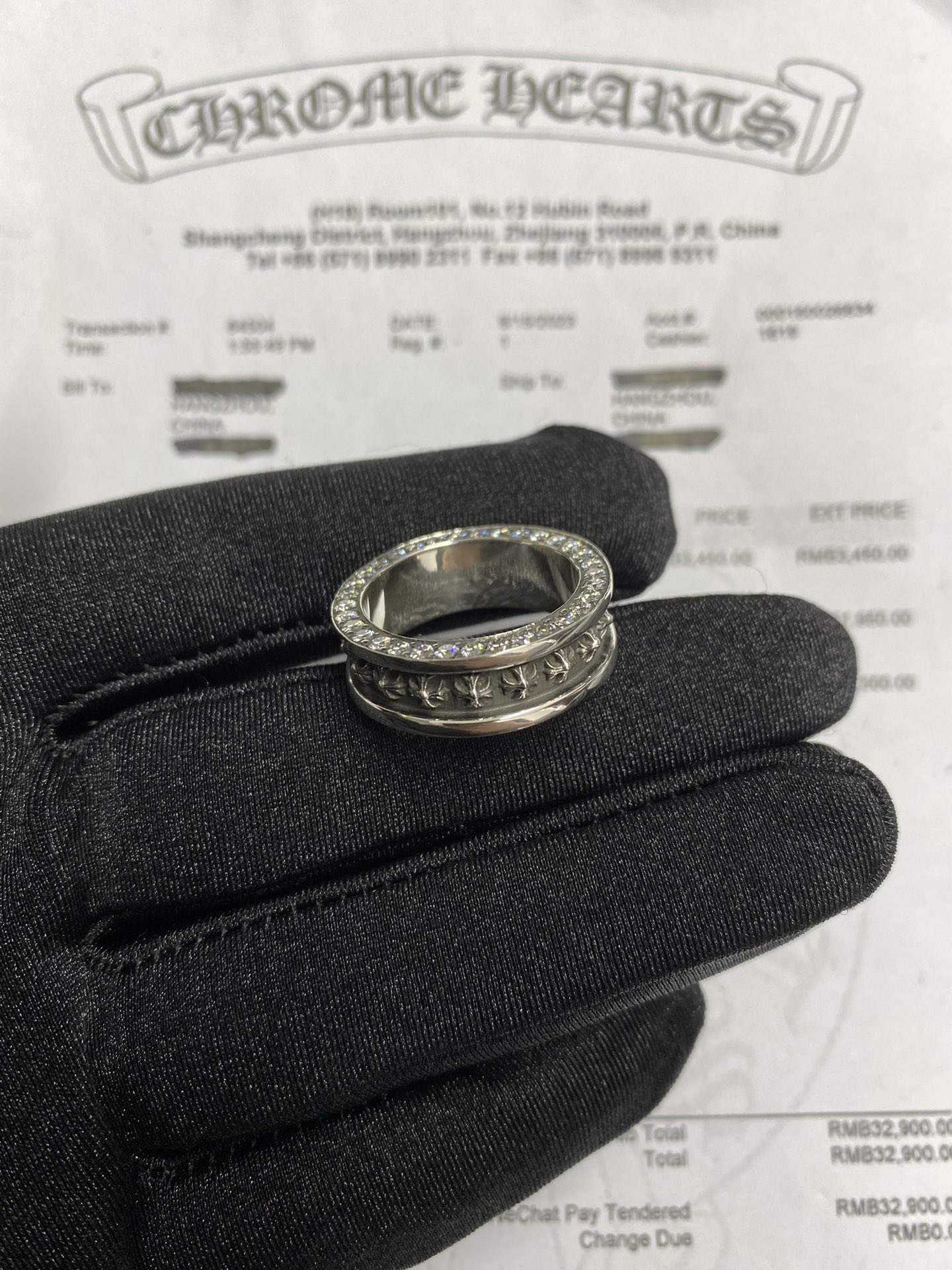 Rings, 925 silver with diamond customization