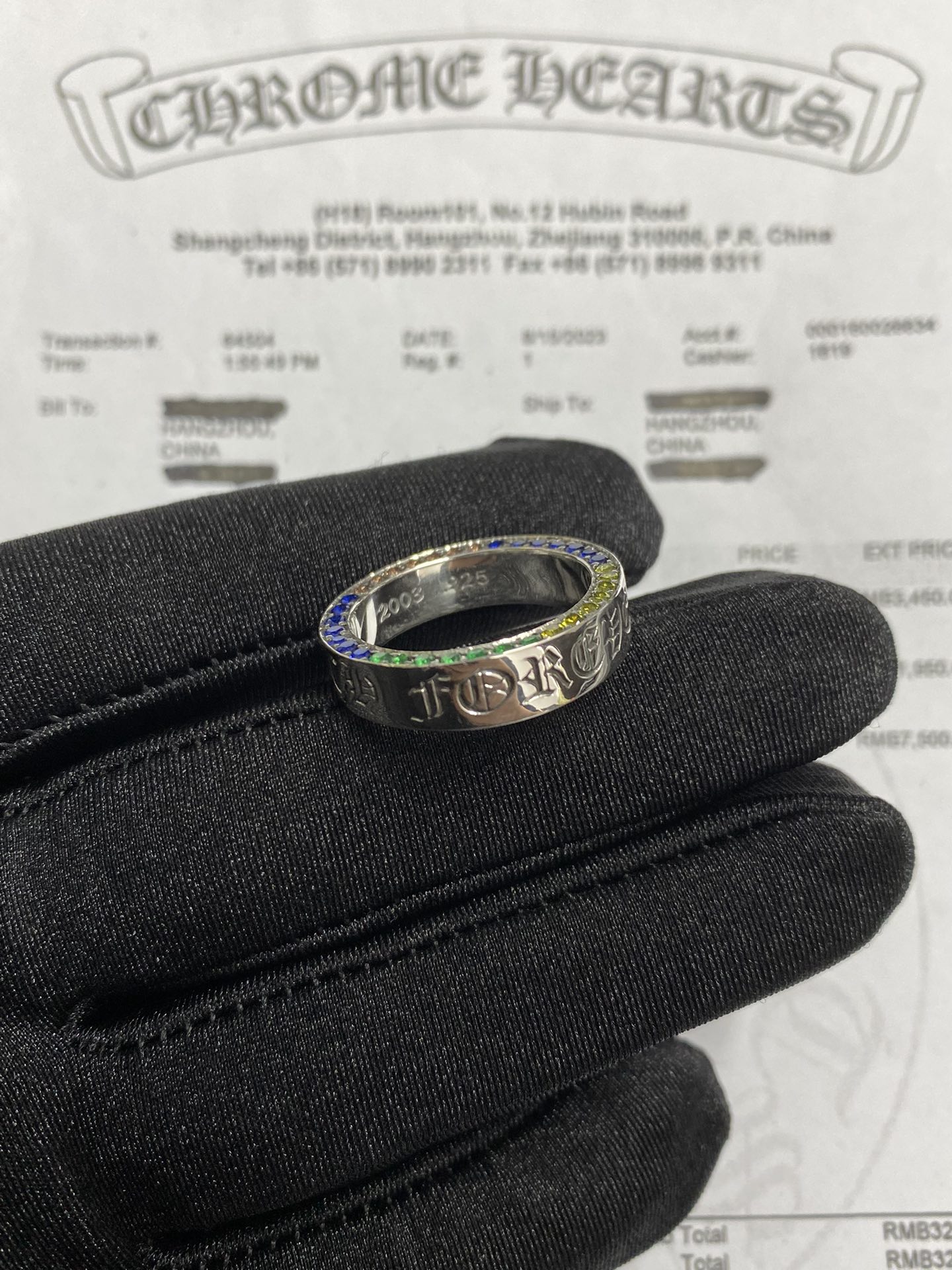 Rings, 925 silver with diamond customization