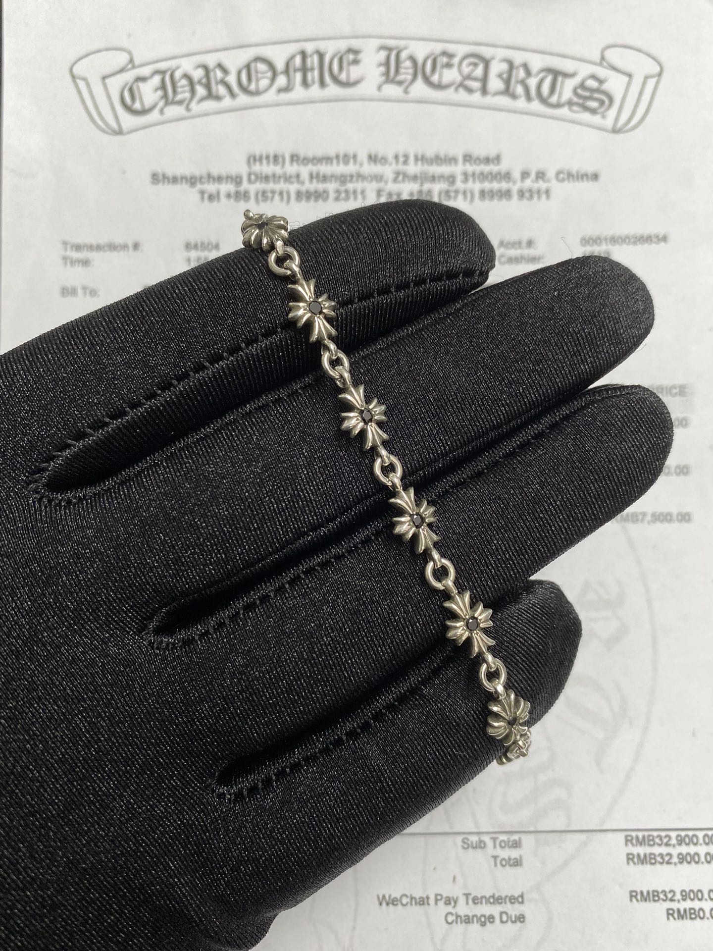 Bracelets and bangles, 925 silver with diamond customization