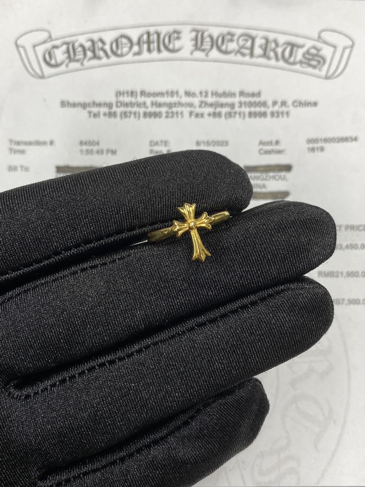 Ring, Gold-Plated Diamond Custom, Custom 22k Solid Gold
