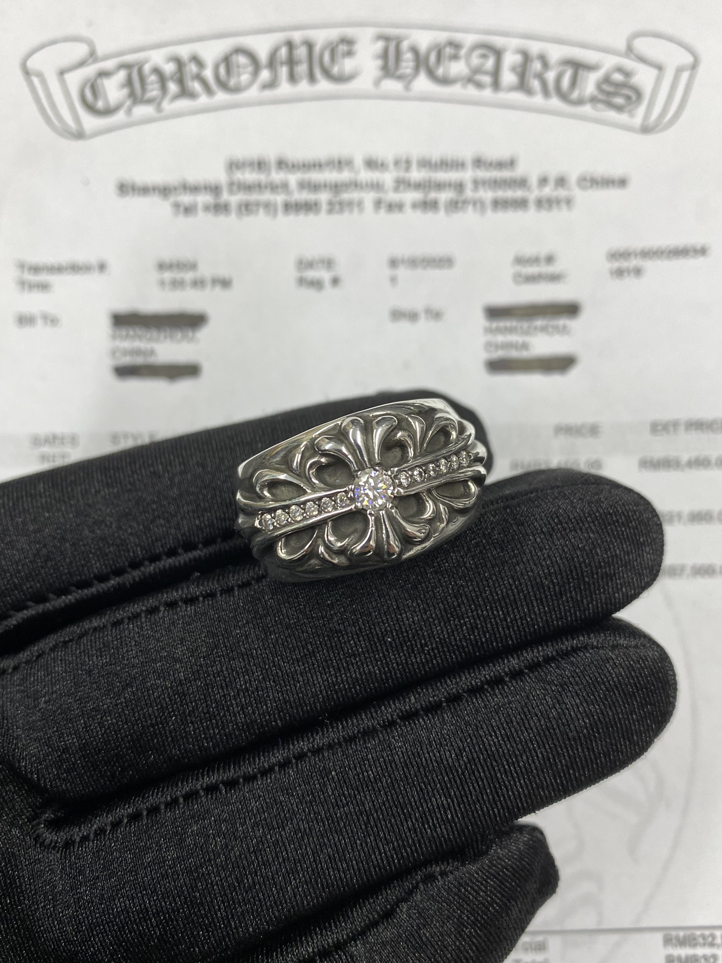 Rings, 925 silver with diamond customization