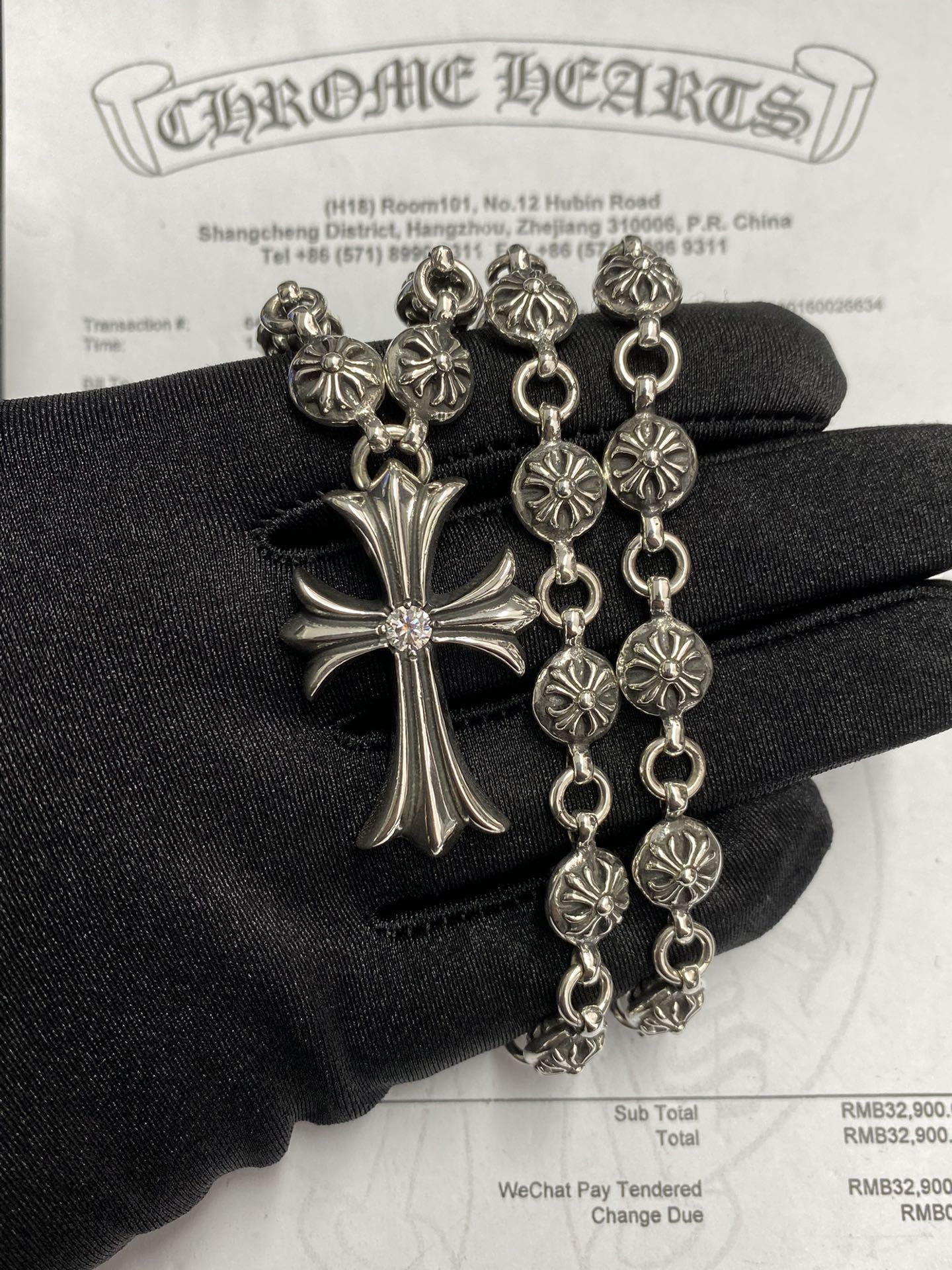 Necklace Pendant, 925 Silver Diamond Custom