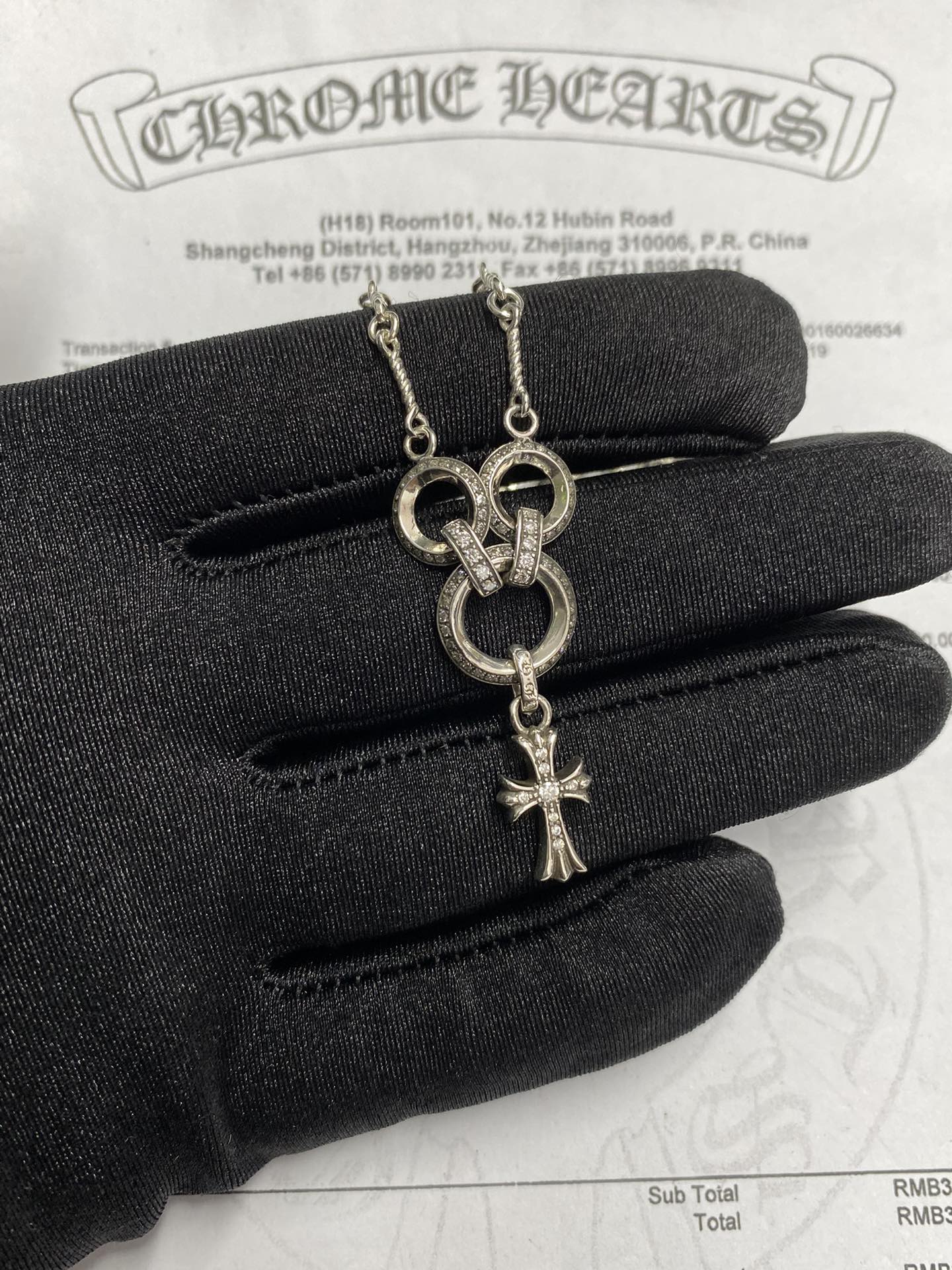 Necklace Pendant, 925 Silver Diamond Custom
