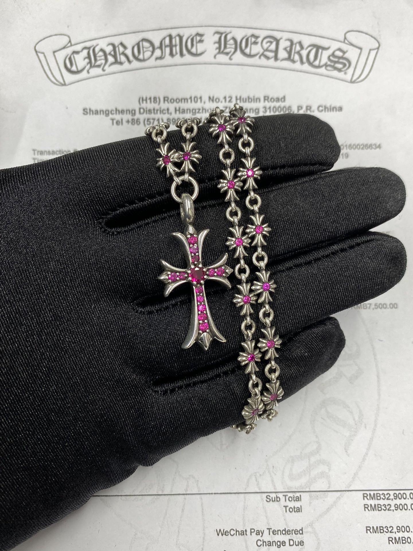 Necklace Pendant, 925 Silver Diamond Custom