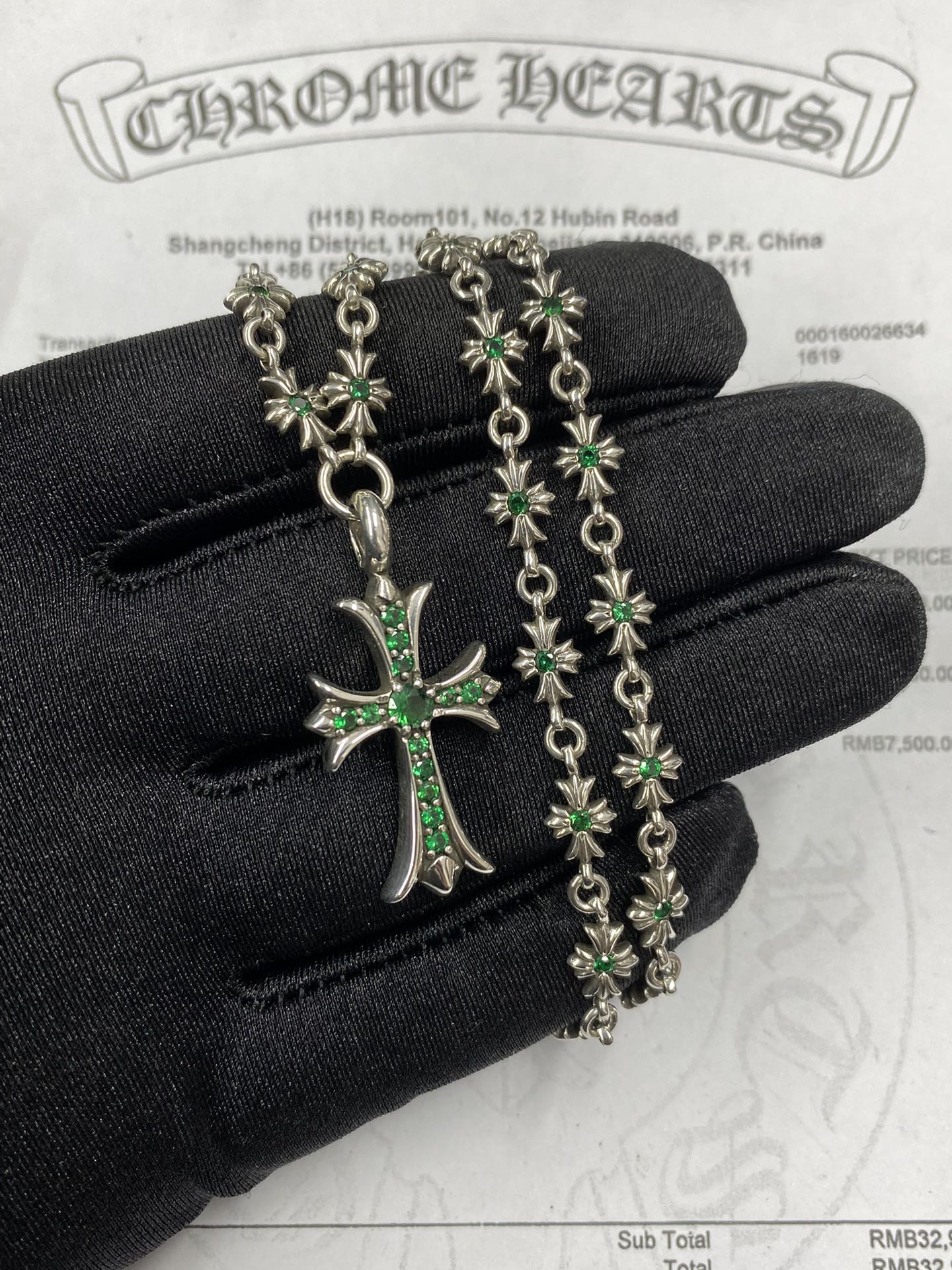 Necklace Pendant, 925 Silver Diamond Custom