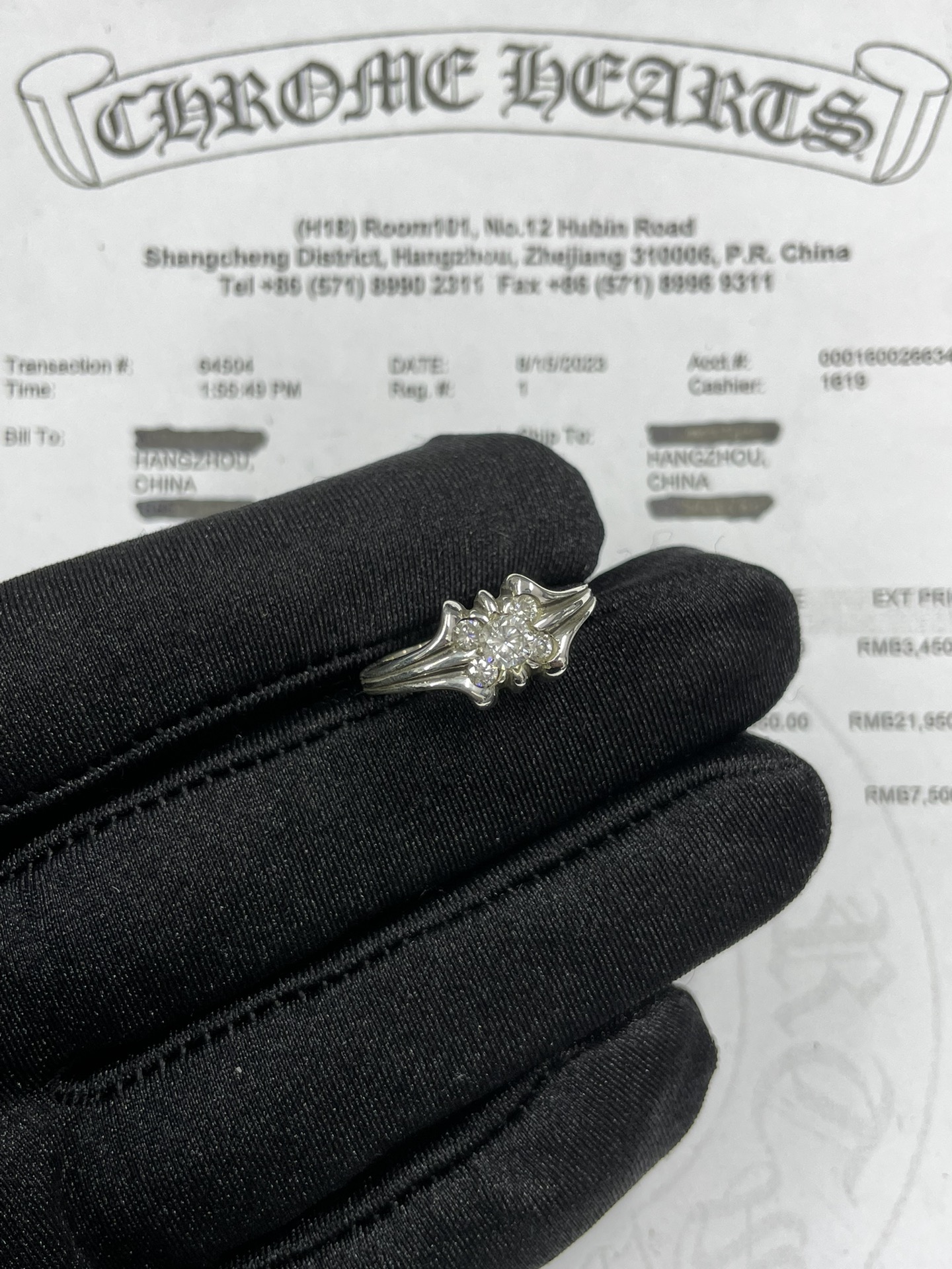 Rings, 925 silver with diamond customization