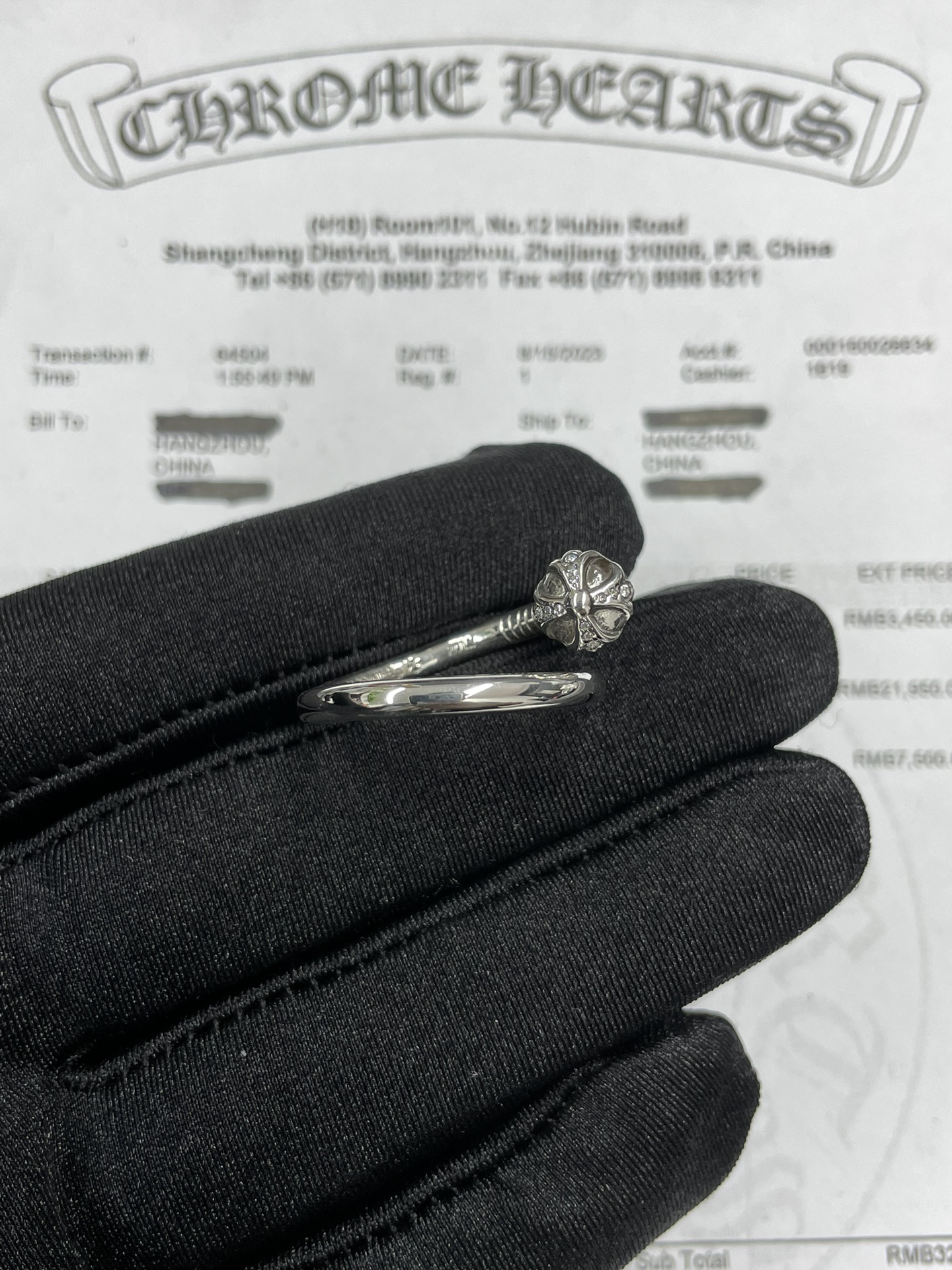 Rings, 925 silver with diamond customization