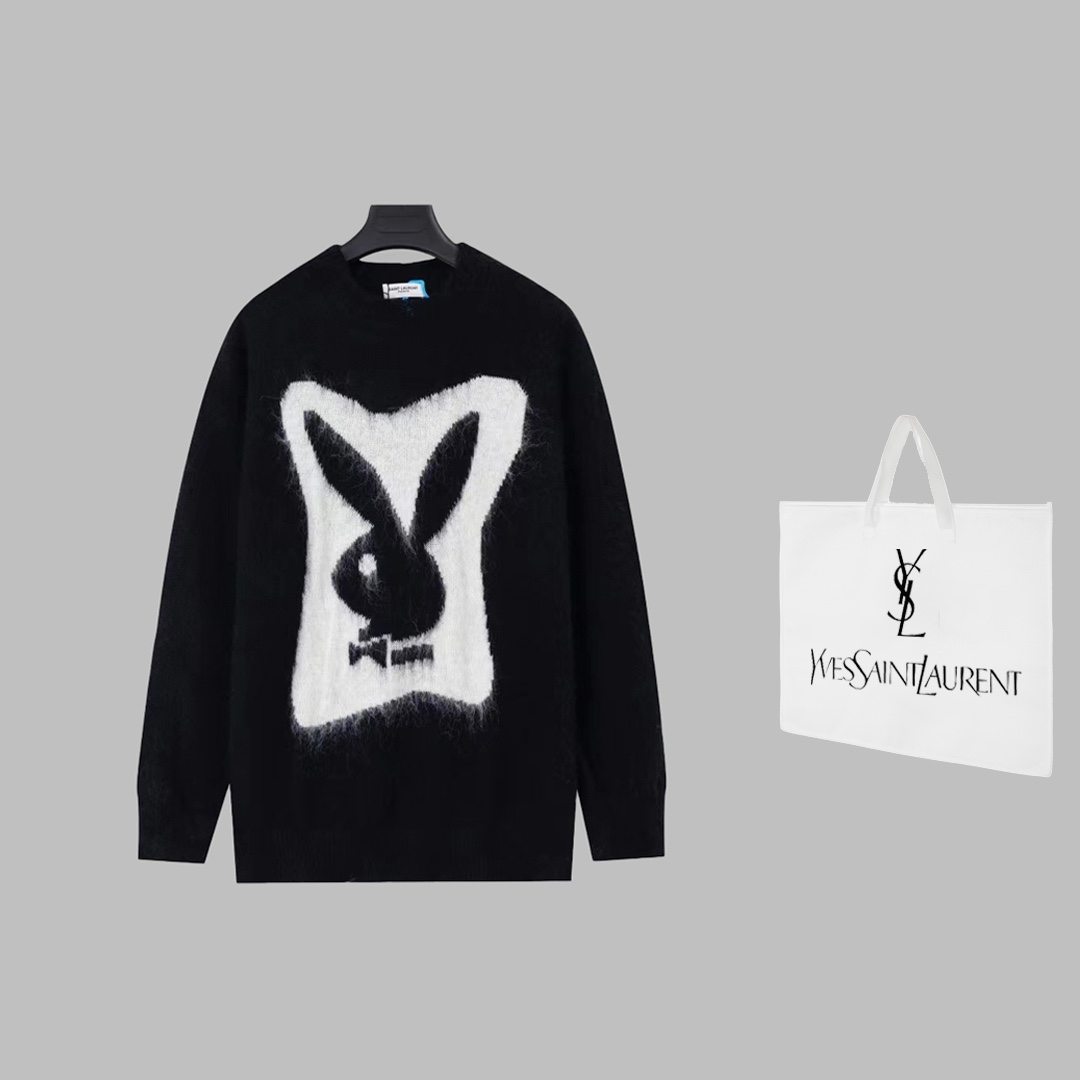 YSL St. Román’s Hair Letter Handbags Collection with Soft Glamorous Fabrics