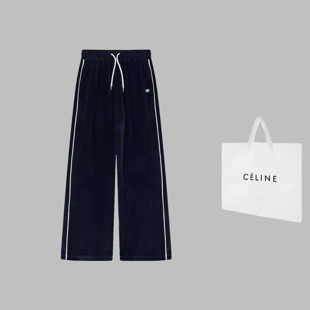 2024 Celine Selin Handbags with Custom Velvet Fabrics and Embroidery - 图片 1
