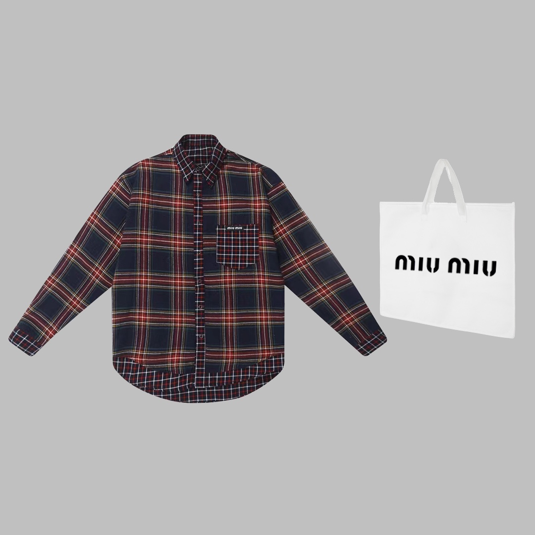 💰449 DB (with handbags 5) 24-Autumn Designer, Miumiu, Double-Fig-Fig-Class-Class-Class-Class-Class-Smlxl - 图片 1