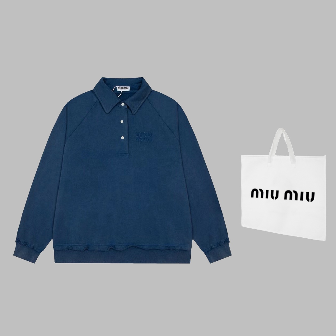 Miumiu’s High-Quality Embroidered Handbags Collection in Blue and Yellow - 图片 1