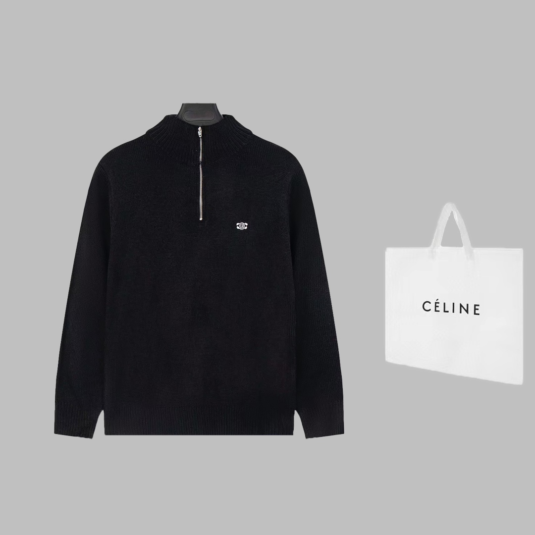 Celin Handbags Collection: Soft Wool Sweater with Lazy Comfort and Chic Style - 图片 1