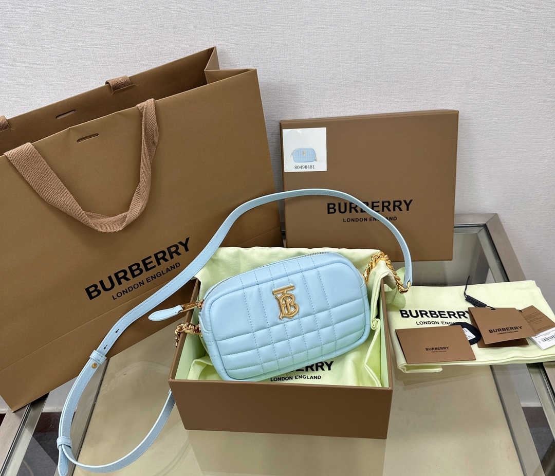 Burberry Lola Taschen Kamerataschen Lammfell Schaffell Ketten