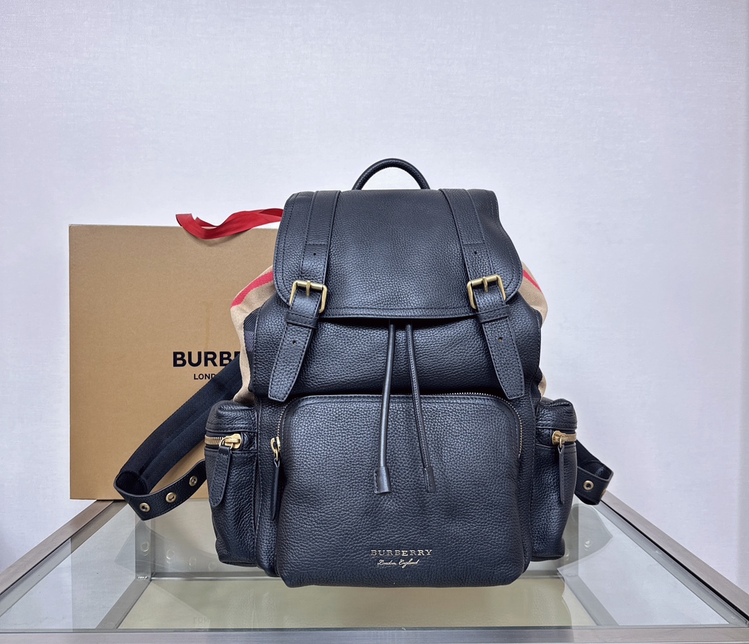 🎁bur backpack, a model not seen in the market, limited iron label model, European 🌟Specialized in 🌟 counters, rarely seen in domestic counters, limited quantity⚡⚡Imported calfskin, soft to the touch, super practical, large capacity, a must-have for spring travel, very cost-effective, size 42.28🌟6801