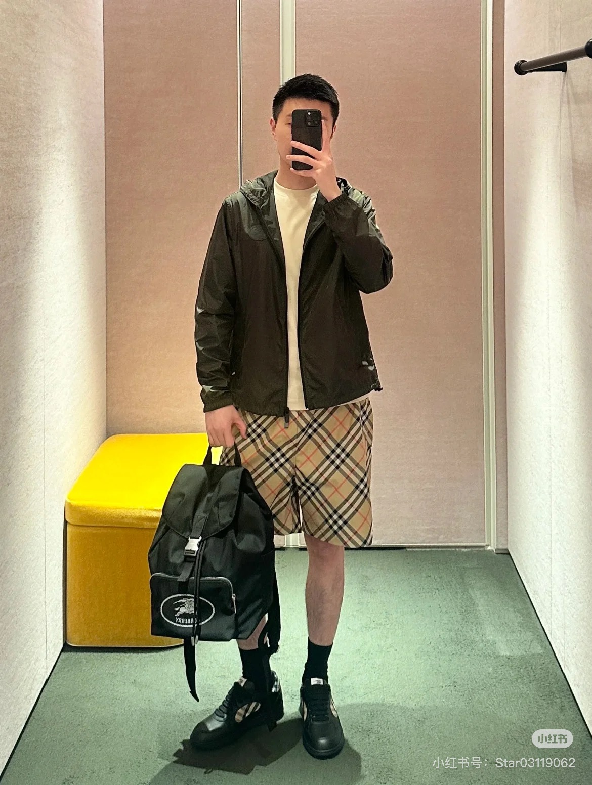 Burberry Counter new equestrian rider logo backpack