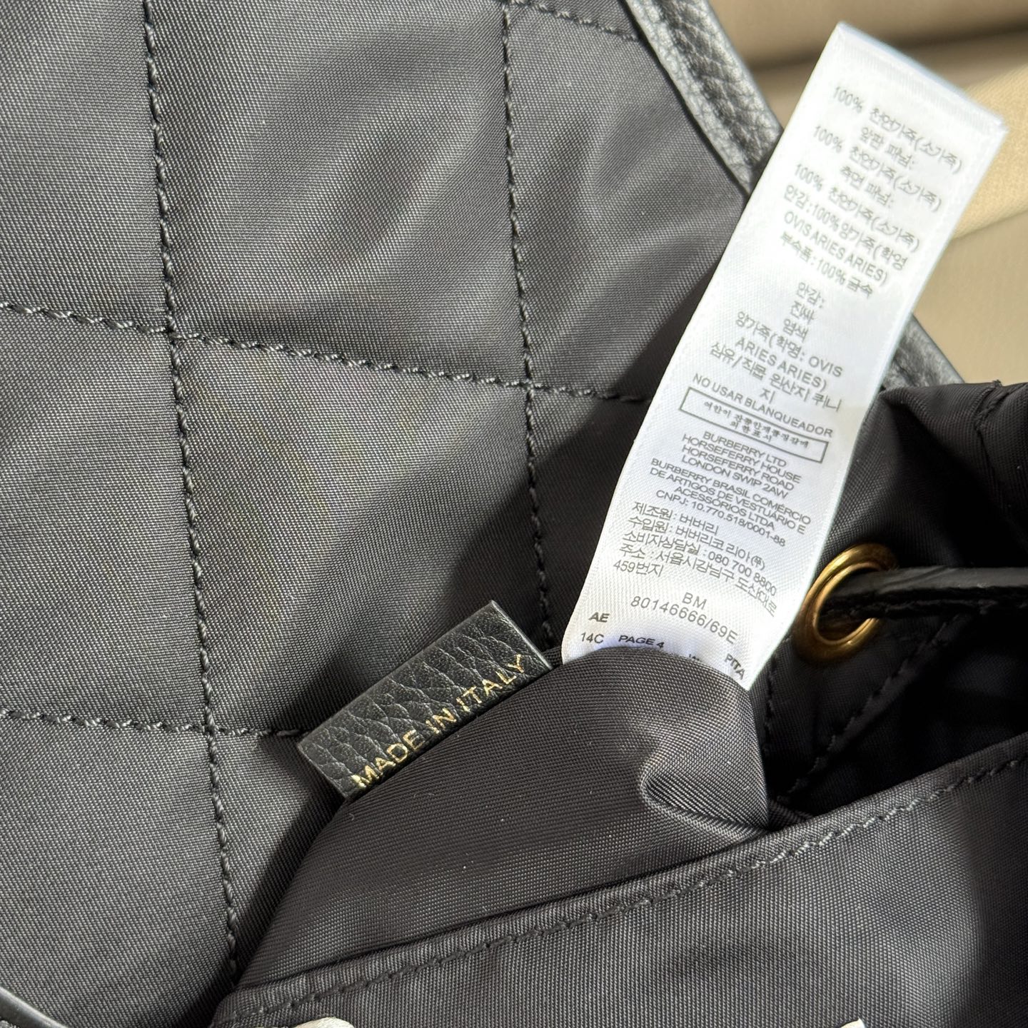 P1218 B Horseshoe ダブルバックパック - 英倫田園スタイルと精緻なディテール