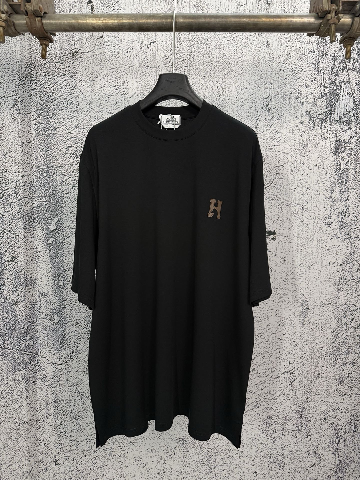 Hermès Hermes 爱马仕 26ss Paris骏马皮革刺绣短袖T恤