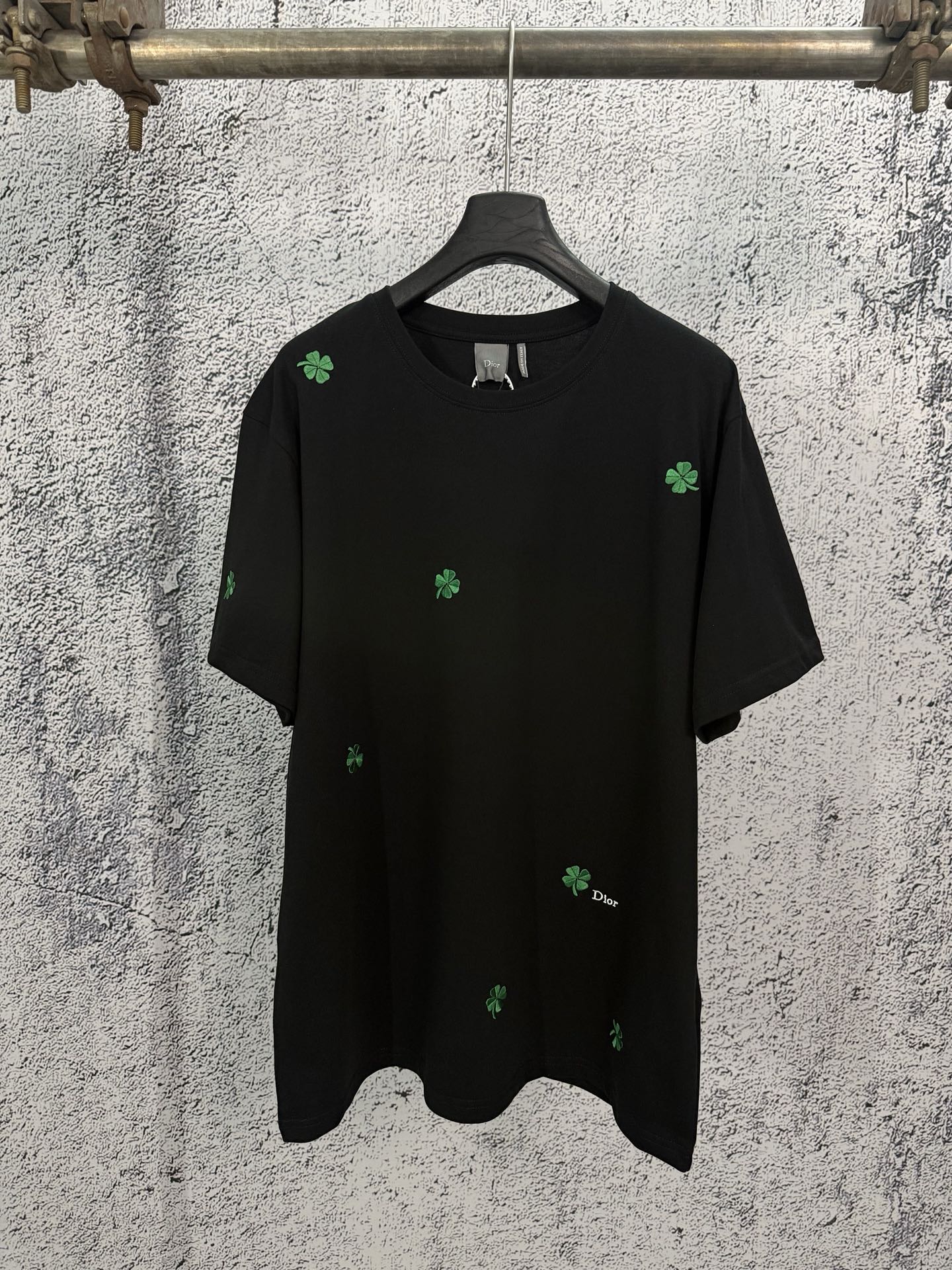 Dior Dior 迪奥 26ss 棉质针织四叶草刺绣圆领短袖T恤