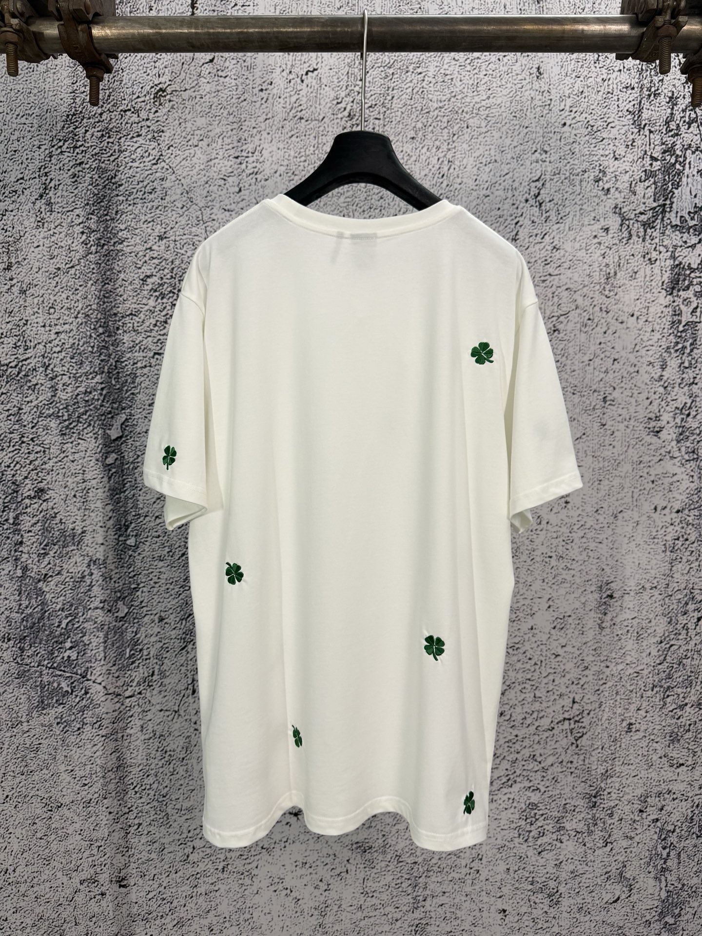 Dior Dior 迪奥 26ss 棉质针织四叶草刺绣圆领短袖T恤