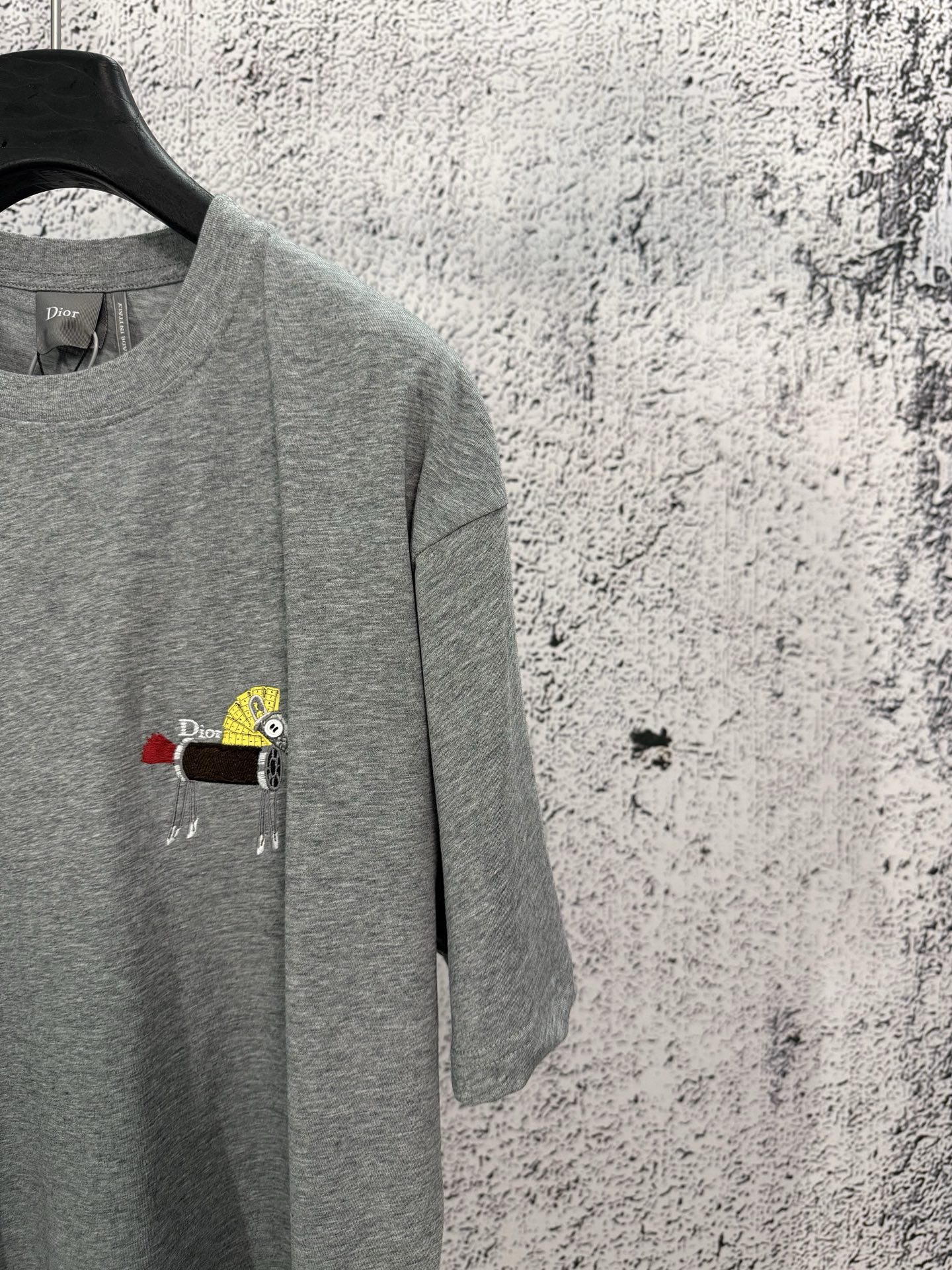 Dior Dior 迪奥 26ss 棉质针织线马刺绣圆领短袖T恤