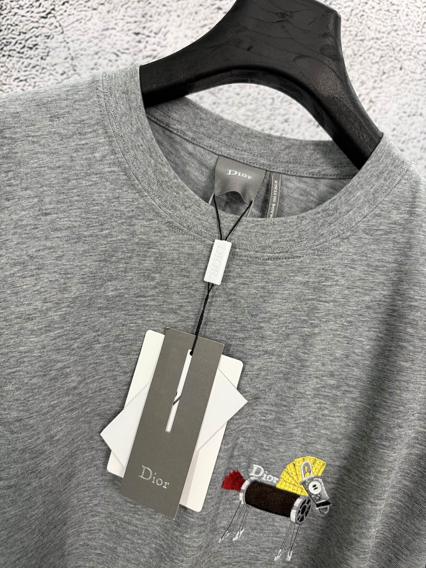 Dior Dior 迪奥 26ss 棉质针织线马刺绣圆领短袖T恤