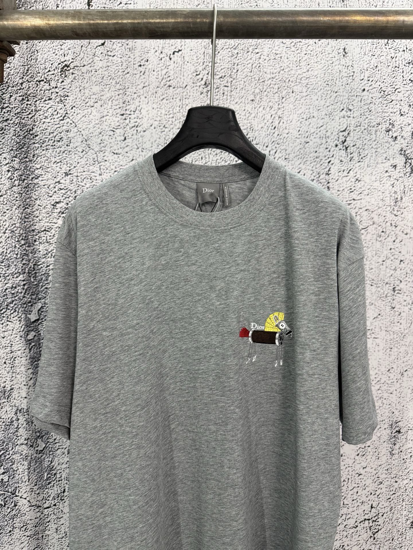 Dior Dior 迪奥 26ss 棉质针织线马刺绣圆领短袖T恤