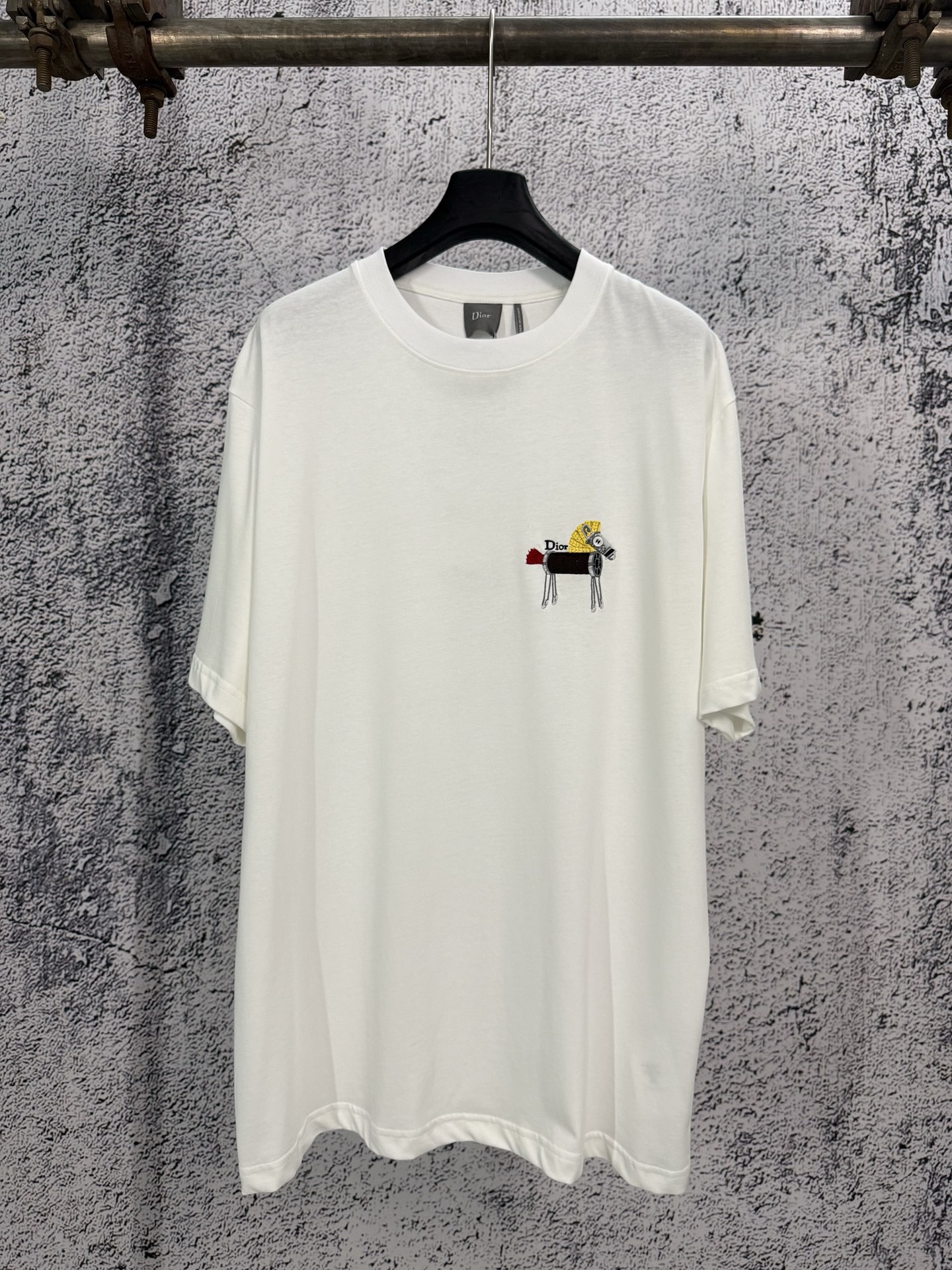 Dior Dior 迪奥 26ss 棉质针织线马刺绣圆领短袖T恤