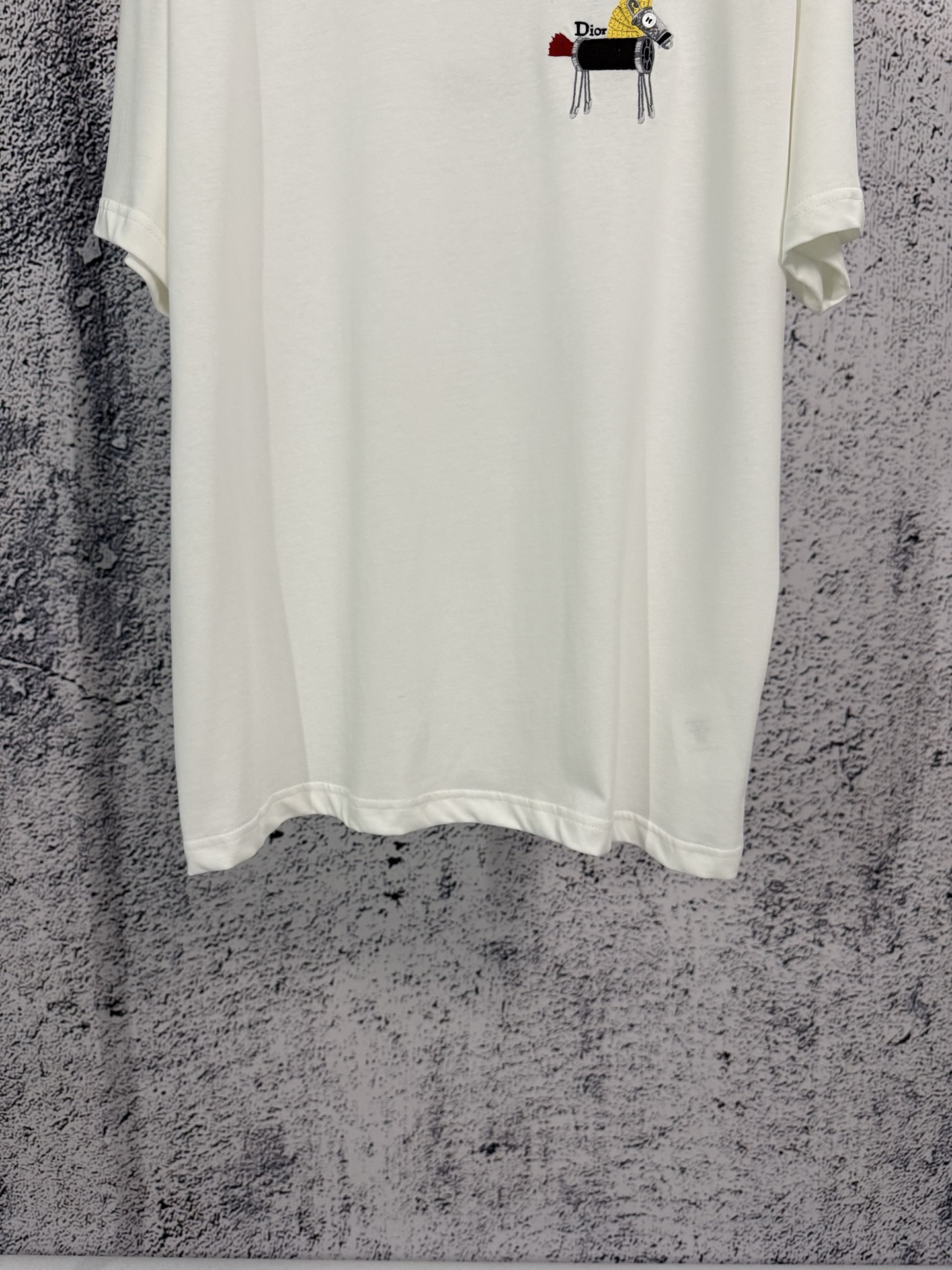 Dior Dior 迪奥 26ss 棉质针织线马刺绣圆领短袖T恤