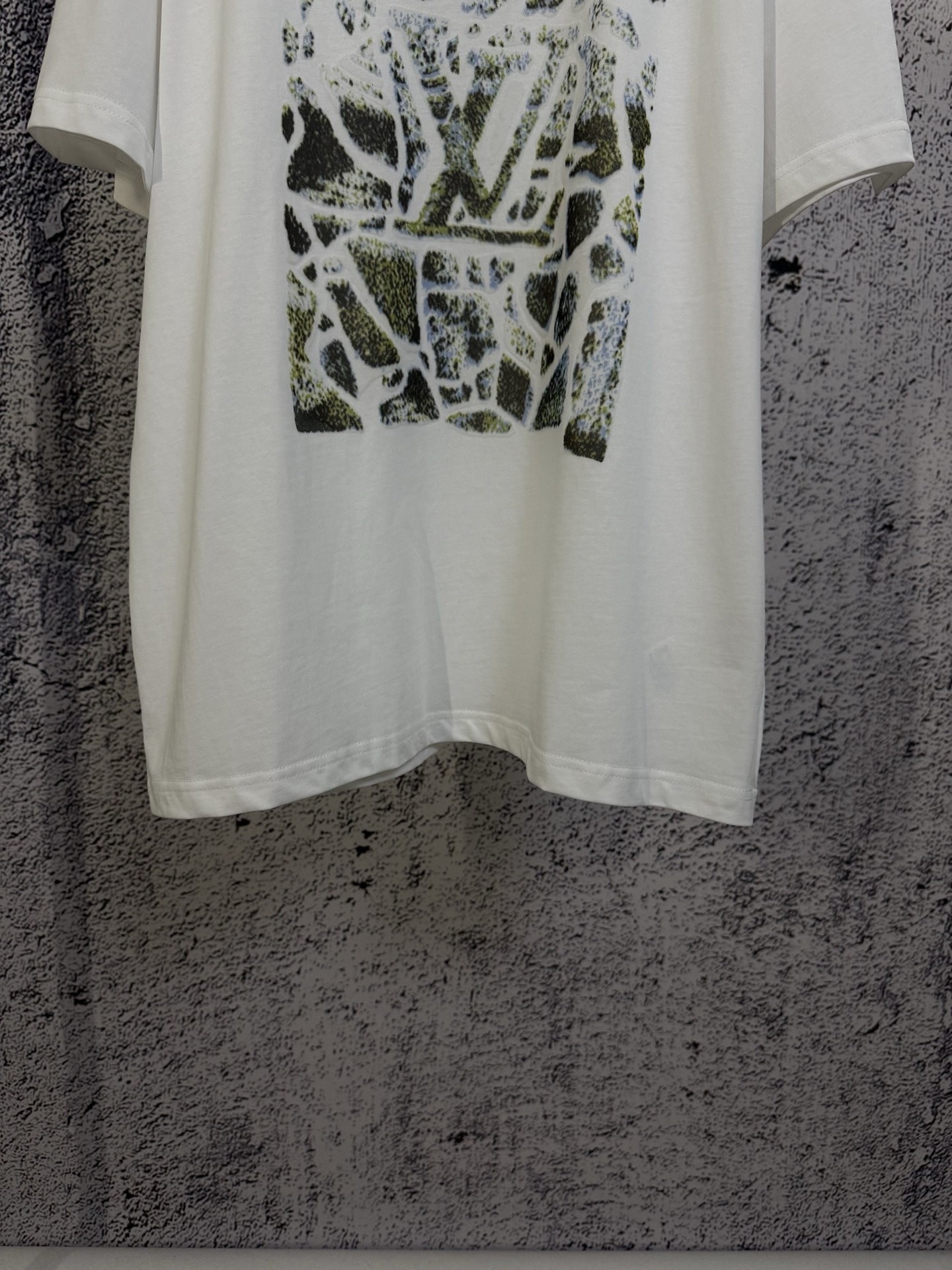 Louis Vuitton LOUIS VUITTON 路易威登 lv26ss Ski系列雪山植绒棉质短袖T恤衫