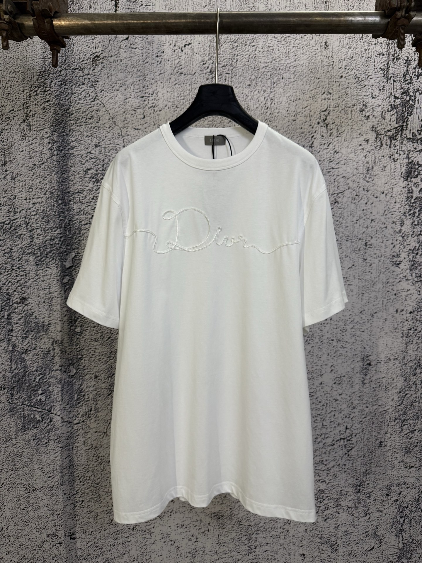 Dior DIOR 迪奥 26ss 绳绣刺绣标识短袖T恤