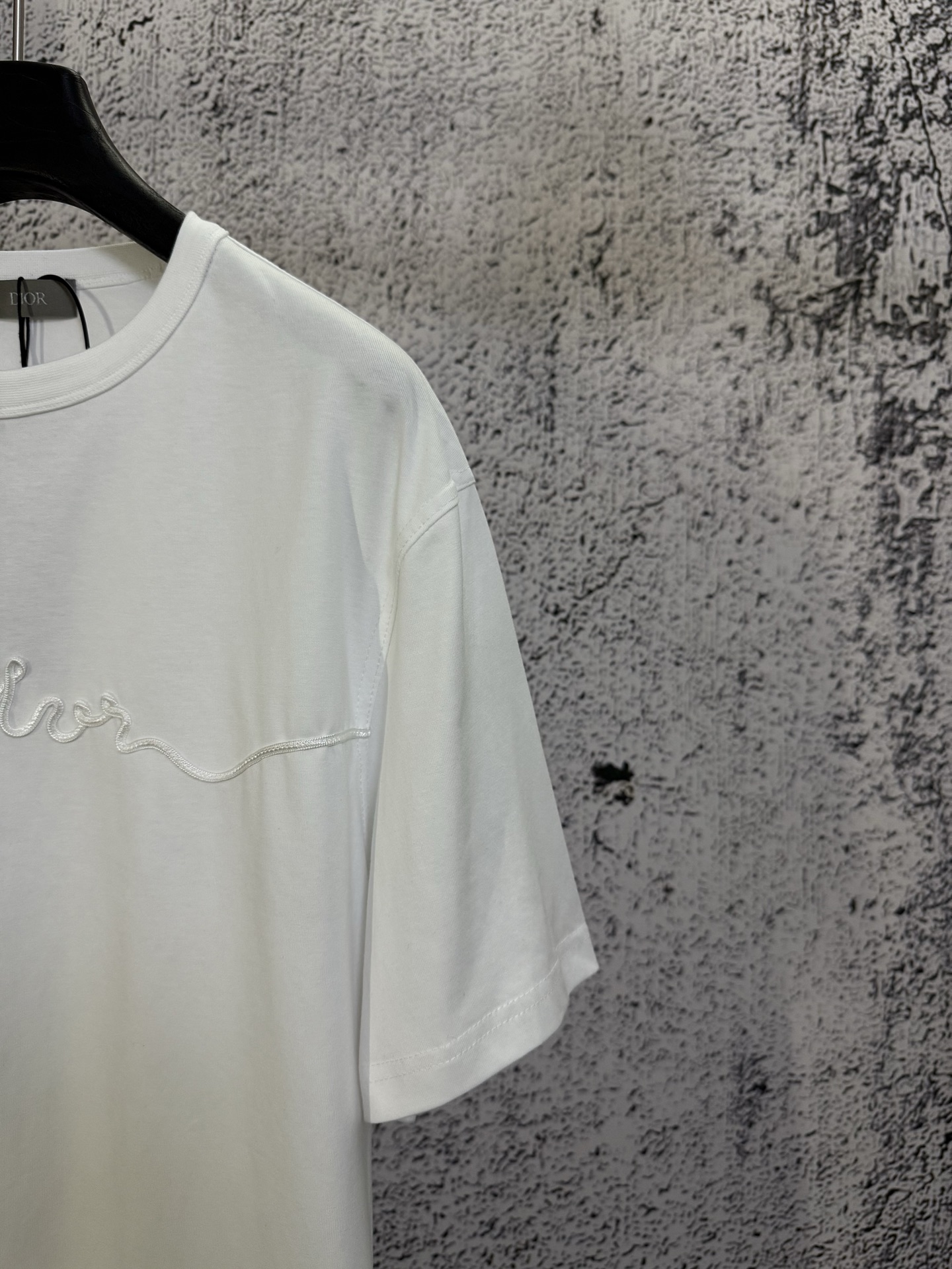 Dior DIOR 迪奥 26ss 绳绣刺绣标识短袖T恤