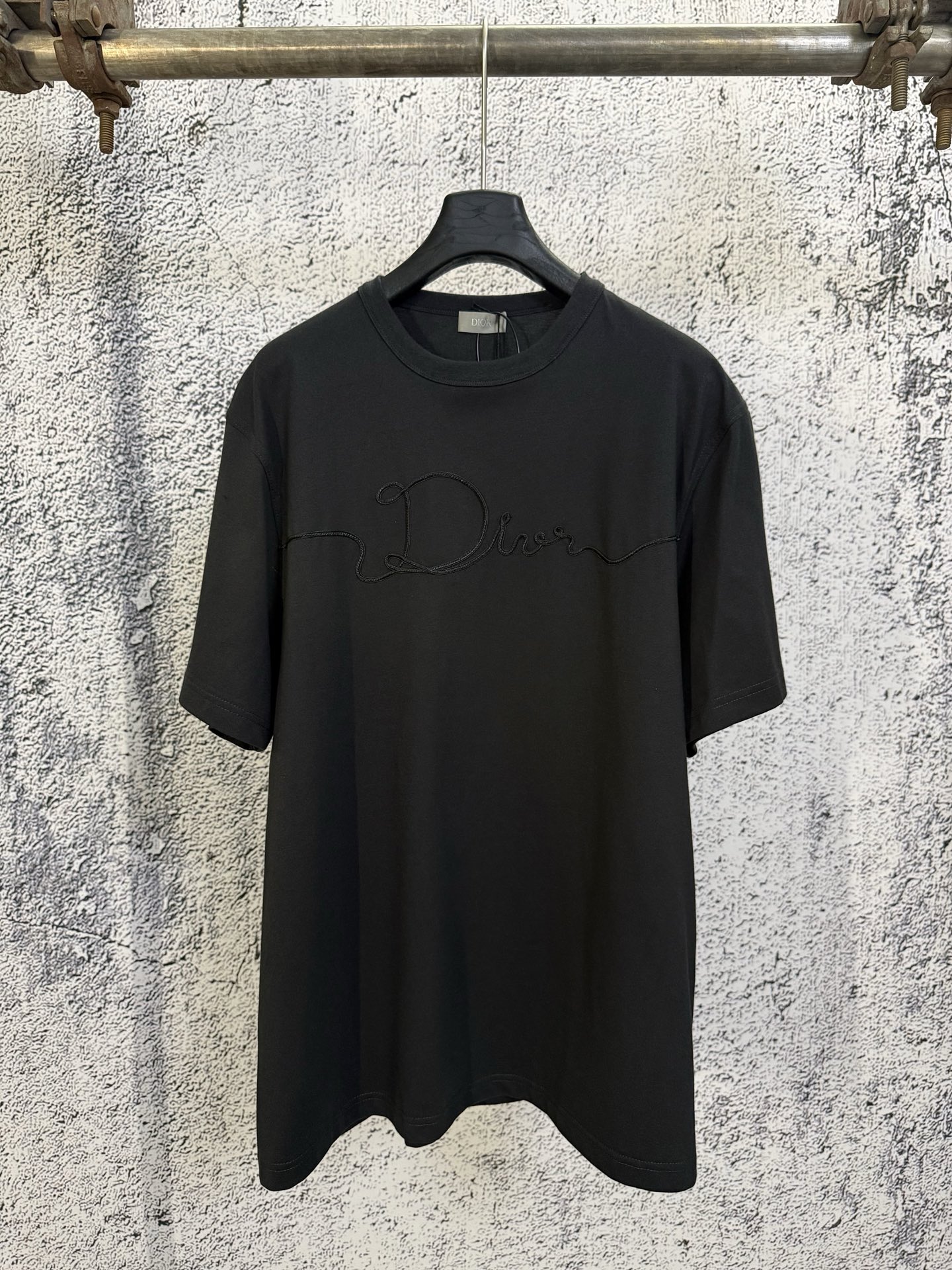 Dior DIOR 迪奥 26ss 绳绣刺绣标识短袖T恤