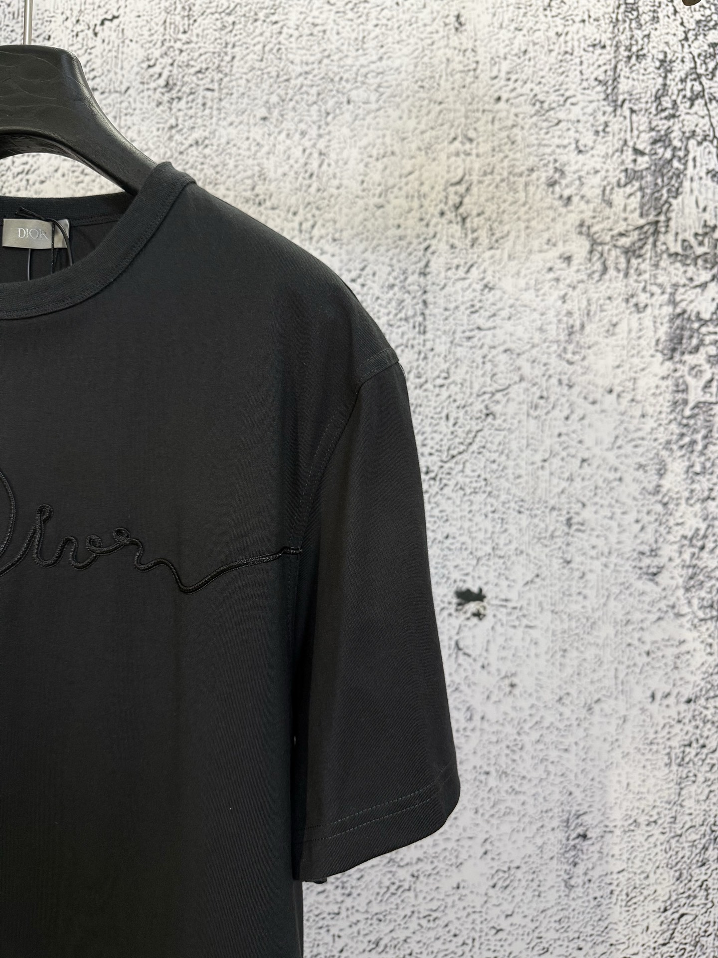 Dior DIOR 迪奥 26ss 绳绣刺绣标识短袖T恤