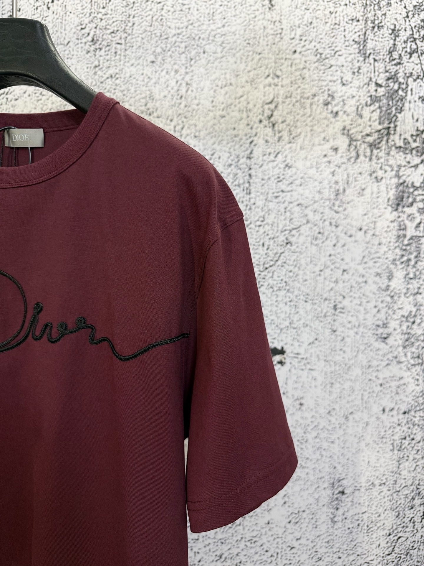 Dior DIOR 迪奥 26ss 绳绣刺绣标识短袖T恤