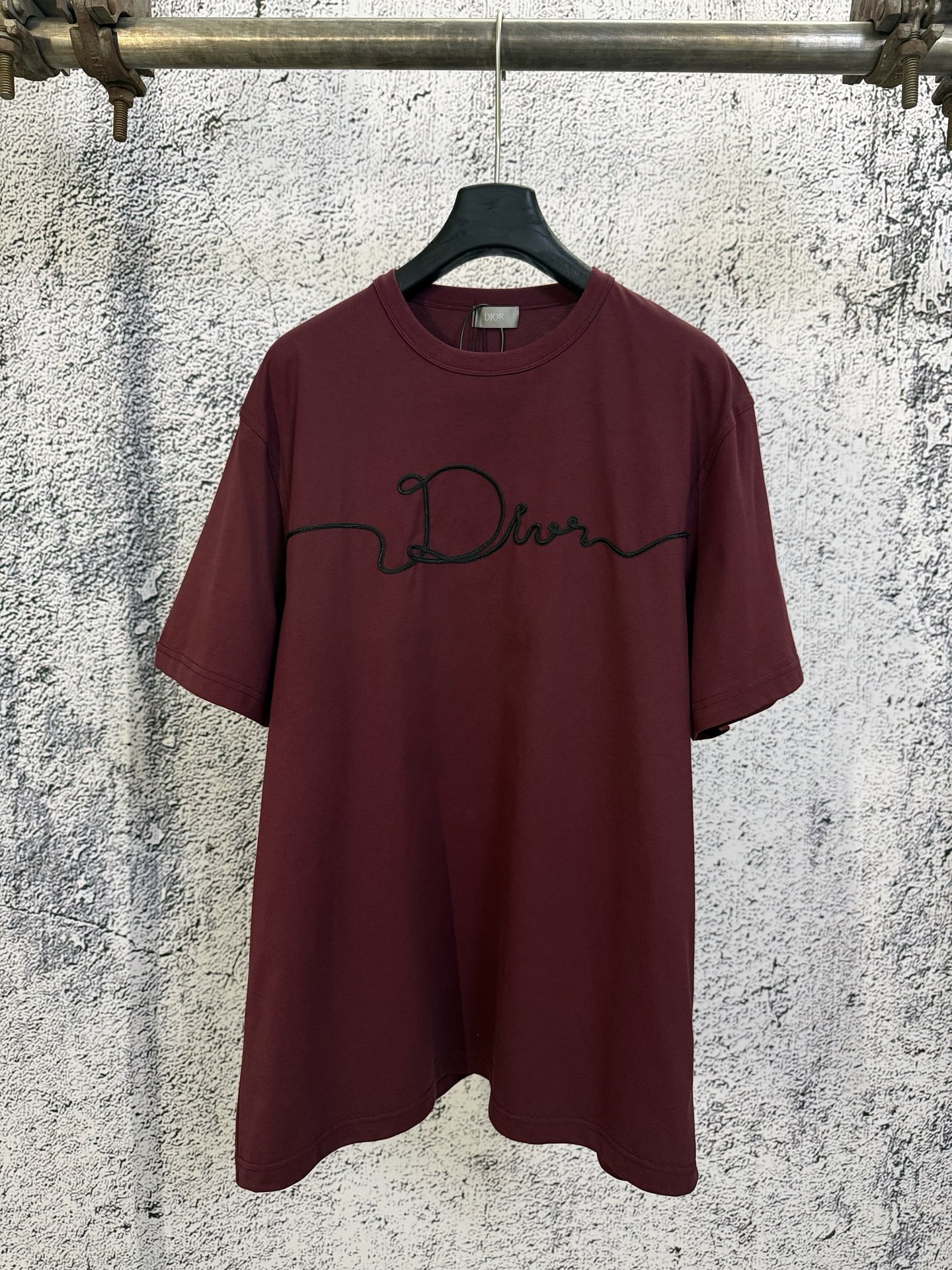 Dior DIOR 迪奥 26ss 绳绣刺绣标识短袖T恤