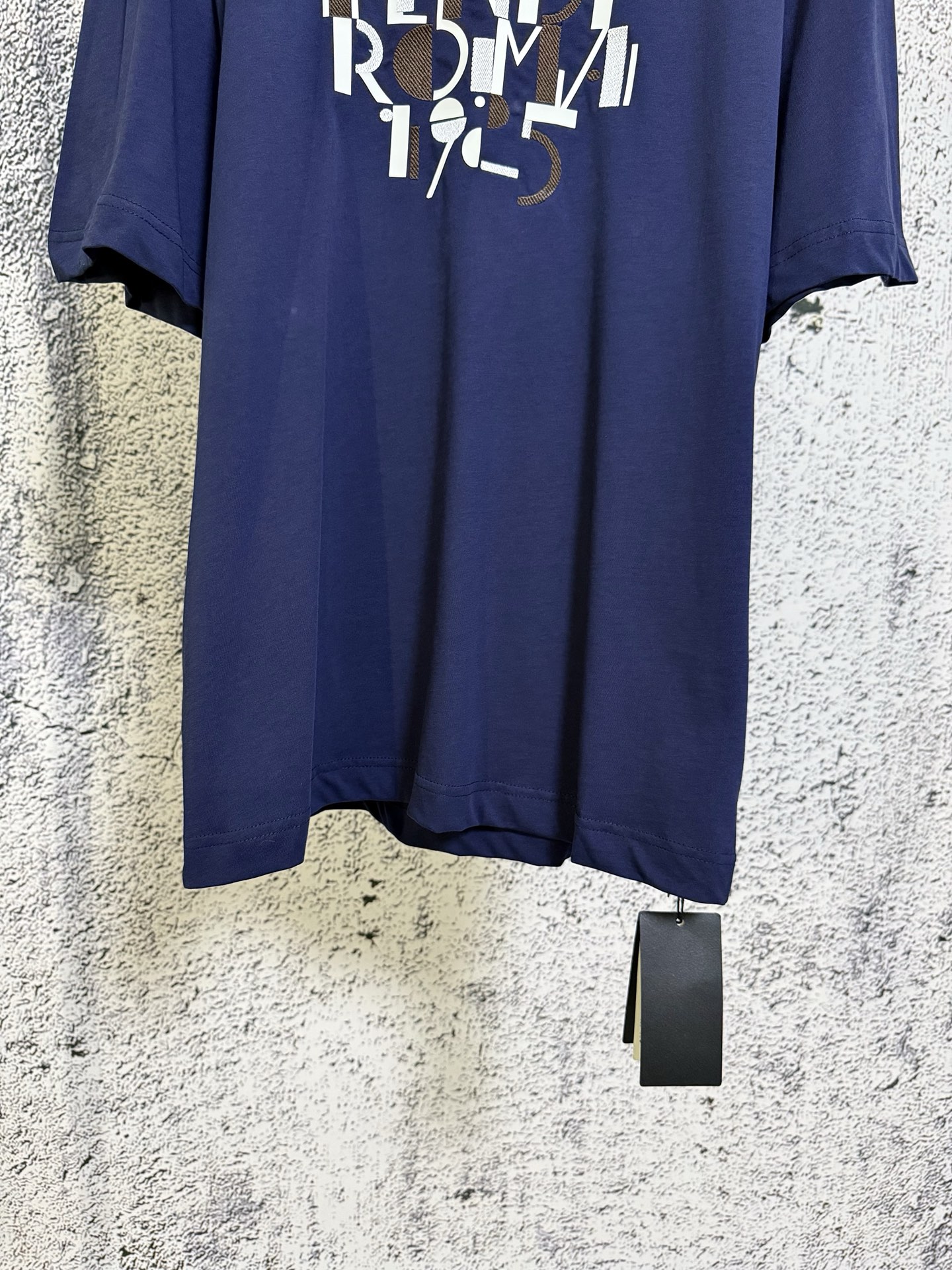 Fendi FENDI 芬迪 26SS 几何字母刺绣印花短袖T恤