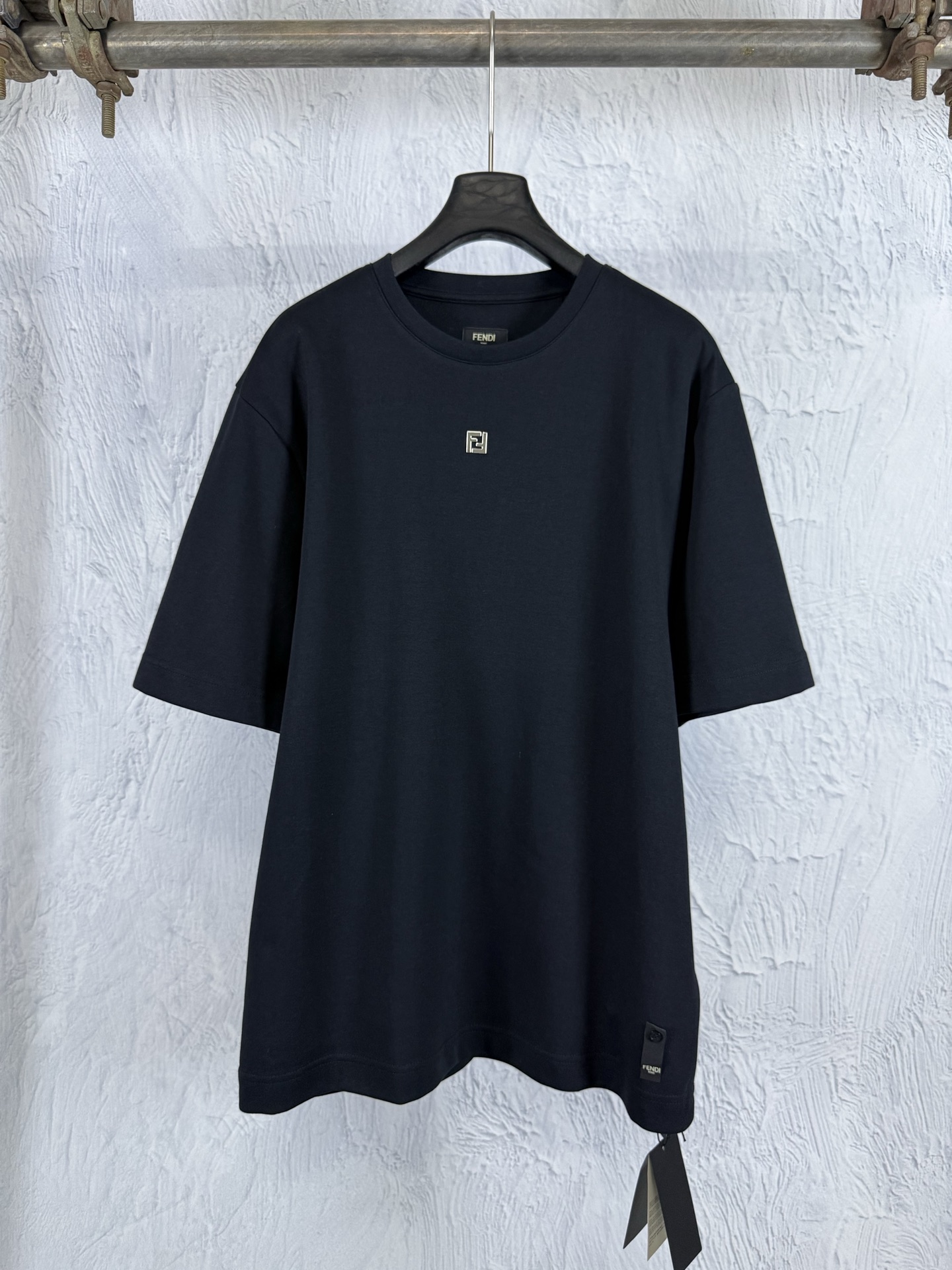 Fendi FENDI 芬迪 26ss 五金烫画针织短袖T恤