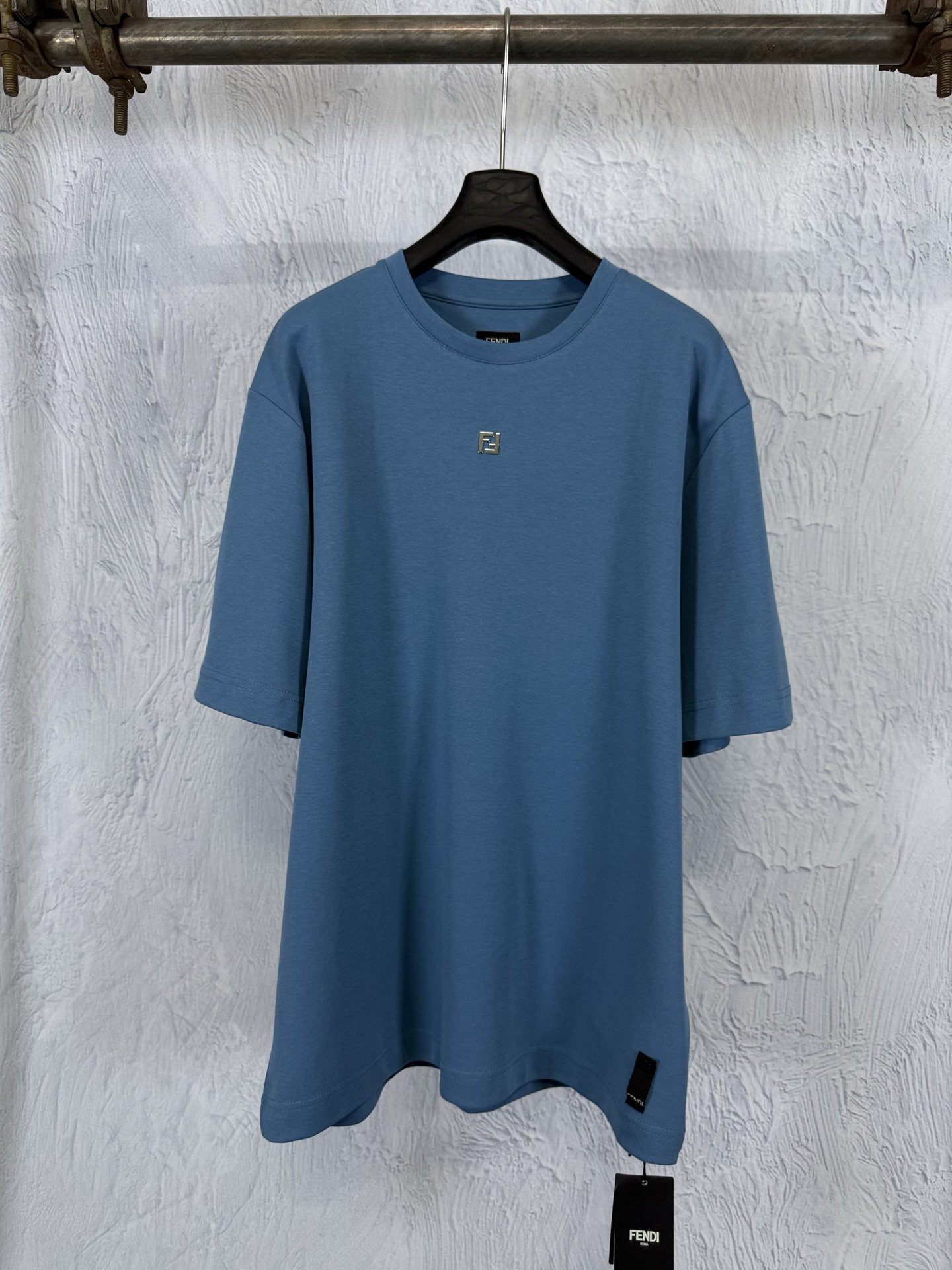 Fendi FENDI 芬迪 26ss 五金烫画针织短袖T恤