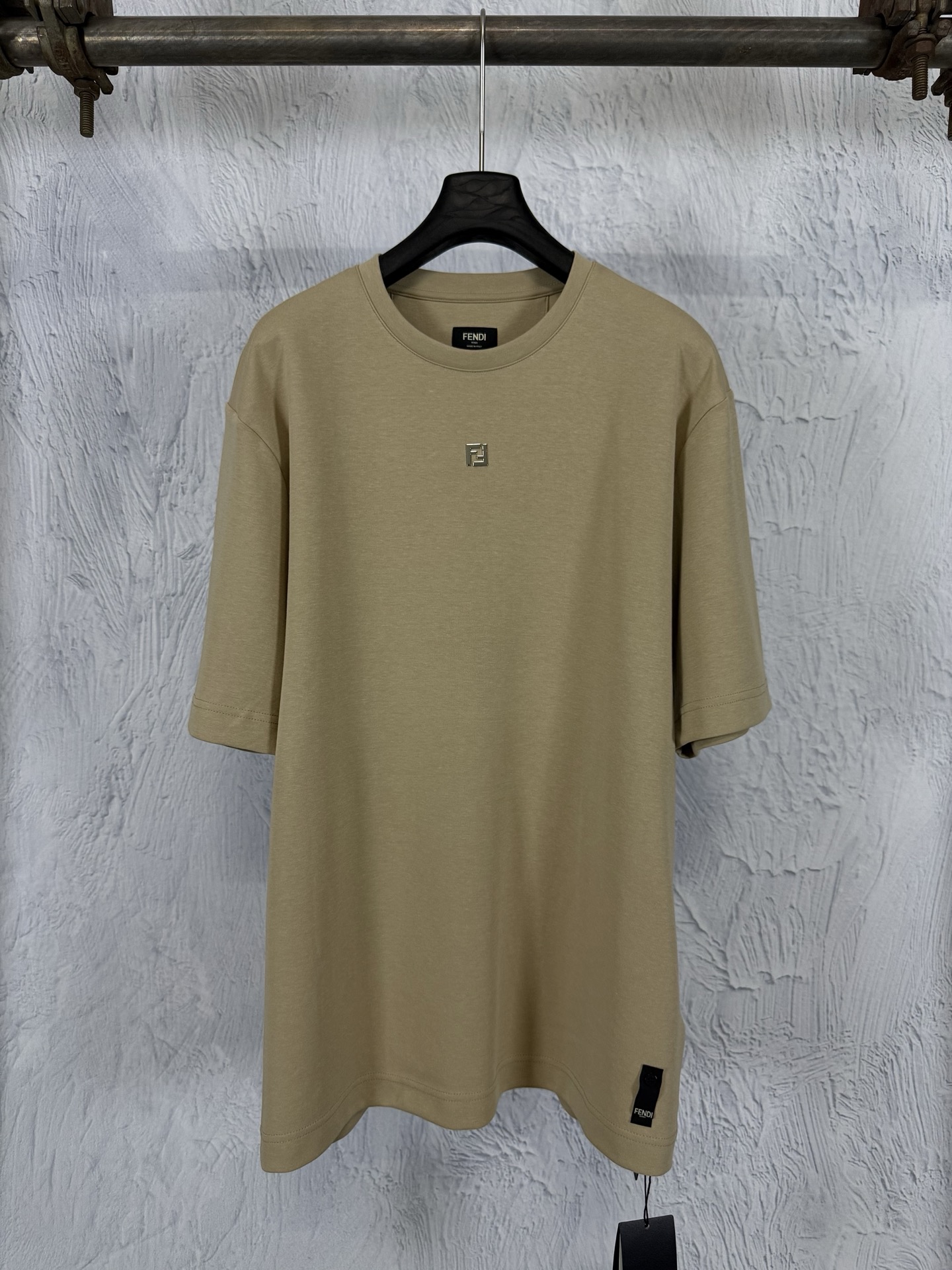 Fendi FENDI 芬迪 26ss 五金烫画针织短袖T恤