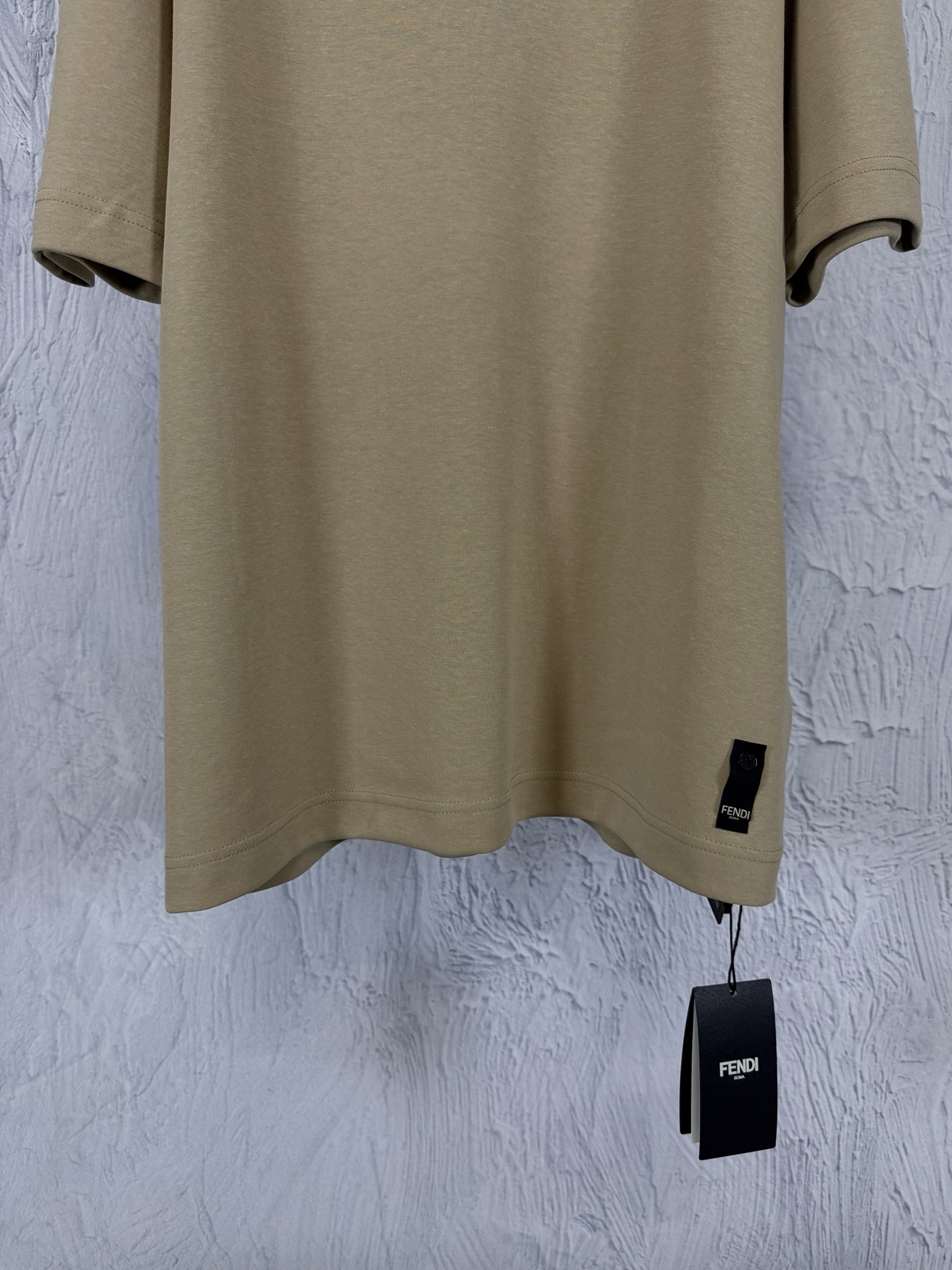 Fendi FENDI 芬迪 26ss 五金烫画针织短袖T恤
