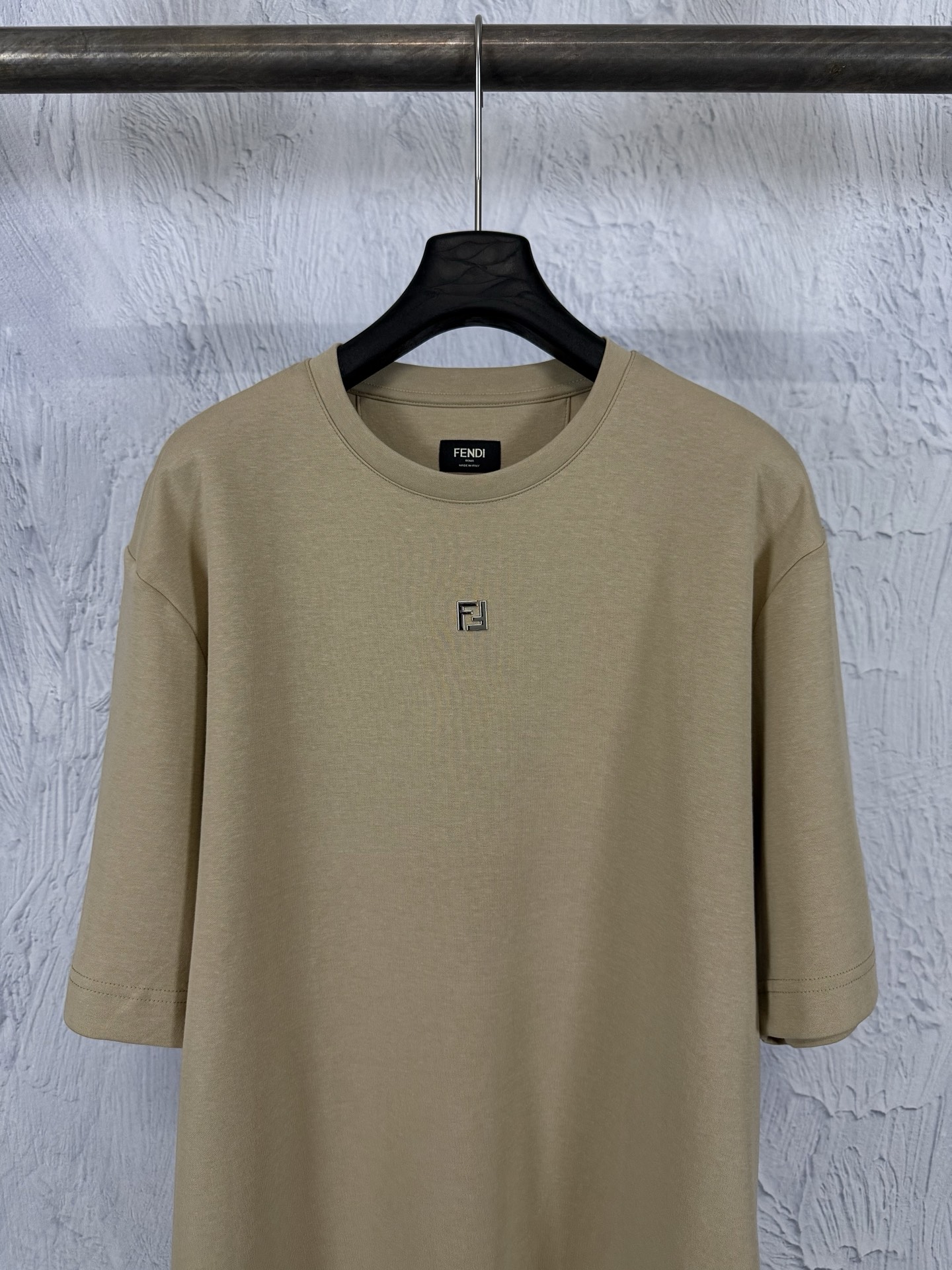 Fendi FENDI 芬迪 26ss 五金烫画针织短袖T恤