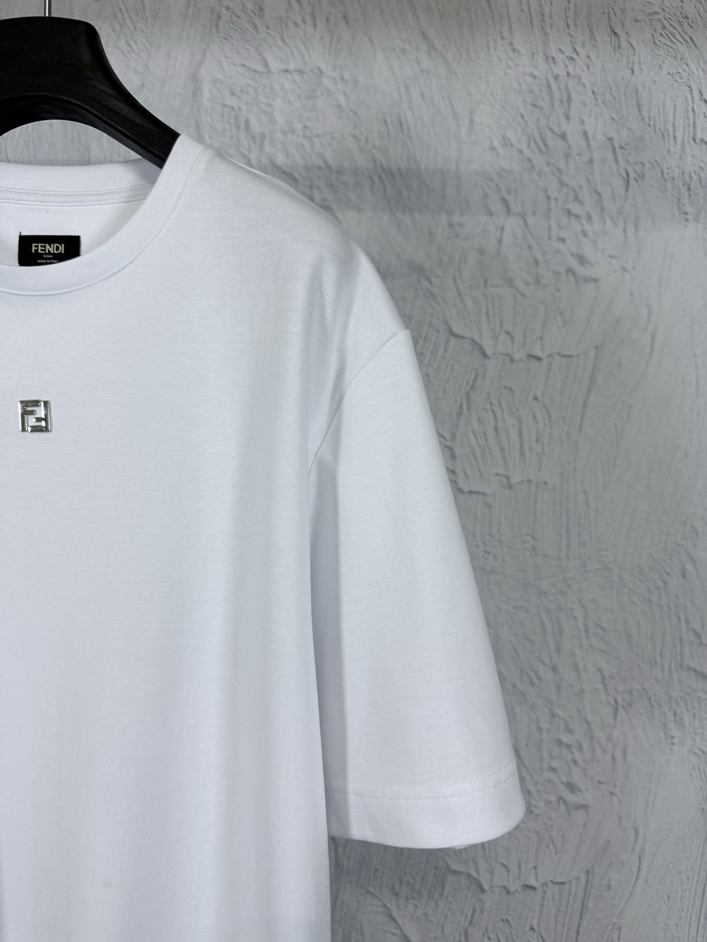 Fendi FENDI 芬迪 26ss 五金烫画针织短袖T恤