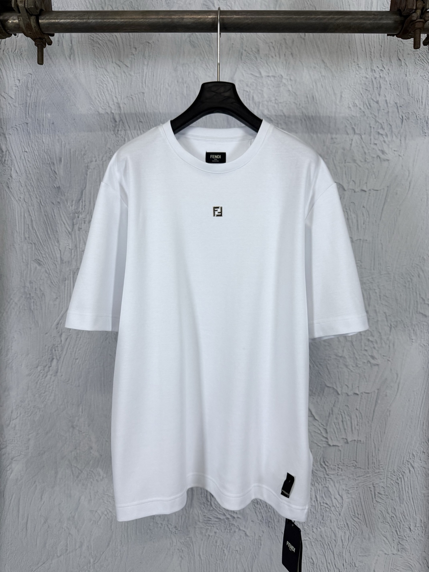 Fendi FENDI 芬迪 26ss 五金烫画针织短袖T恤