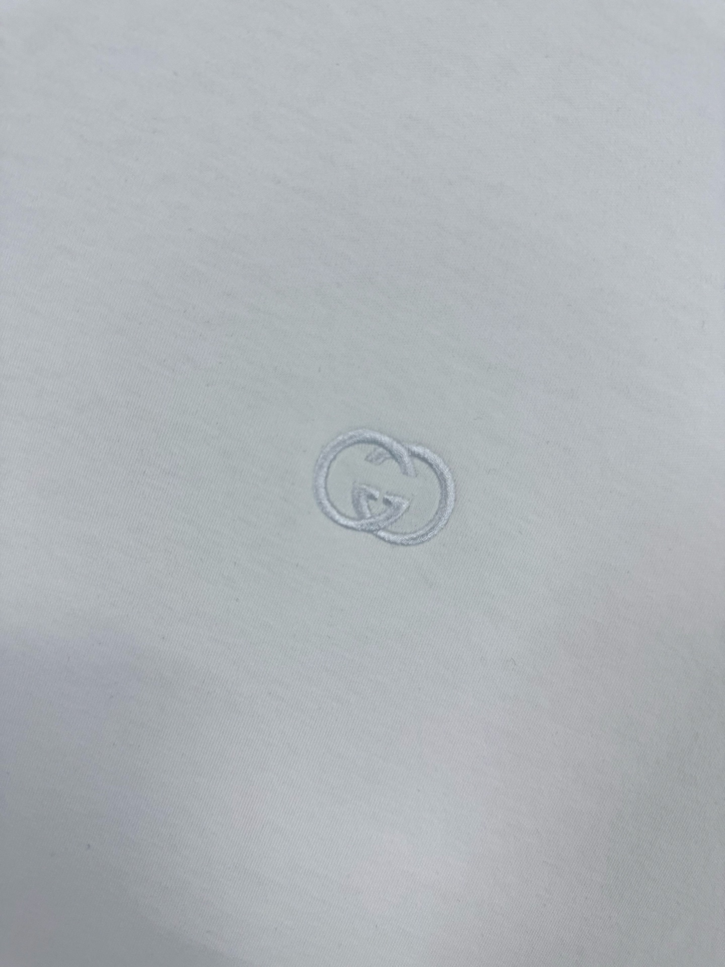 Gucci Gucci 古驰 26ss 圆领双G互扣刺绣针织短袖T恤