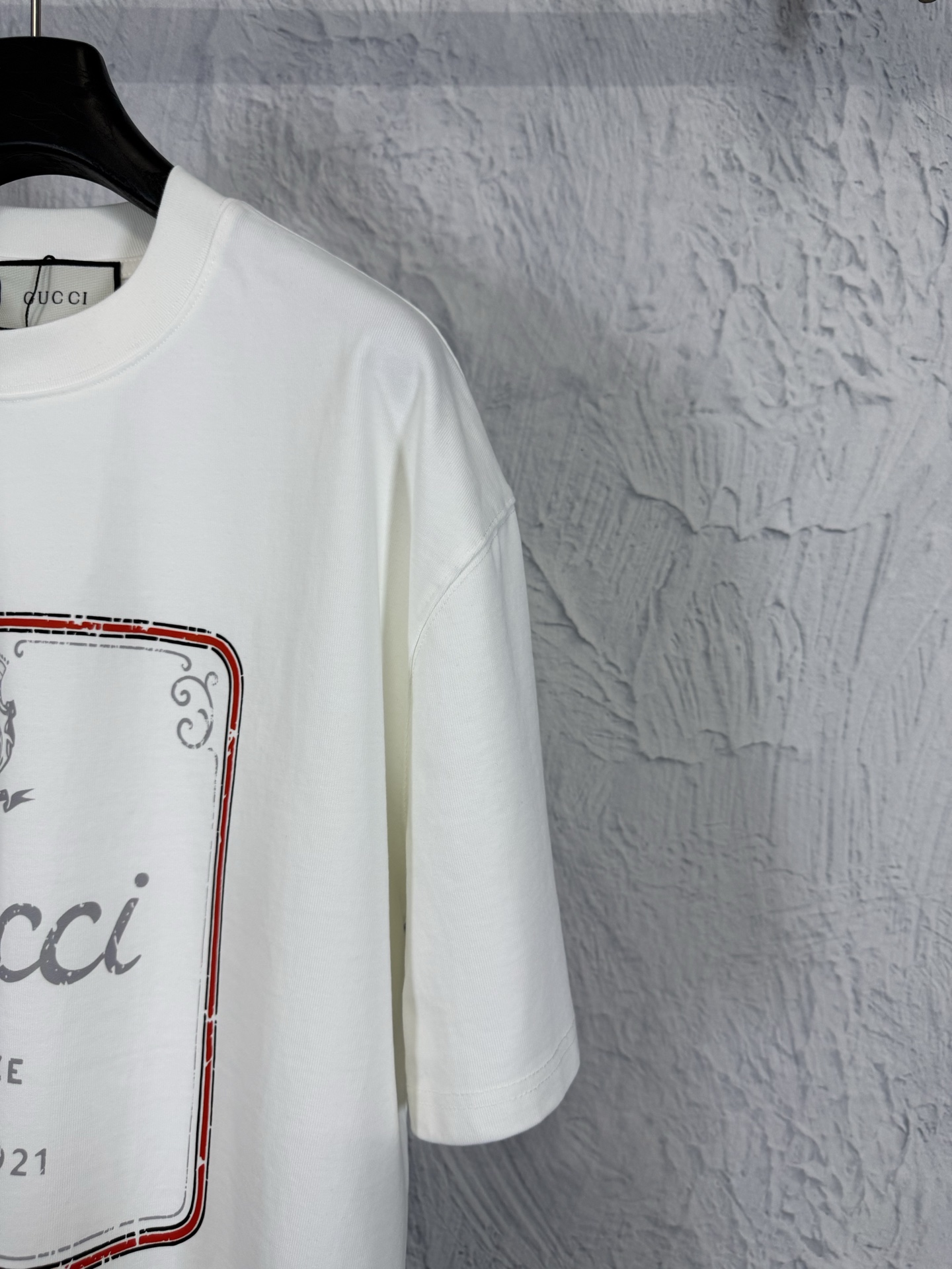 Gucci GUCCI 古驰 26ss 典藏标识印花重磅短袖T恤