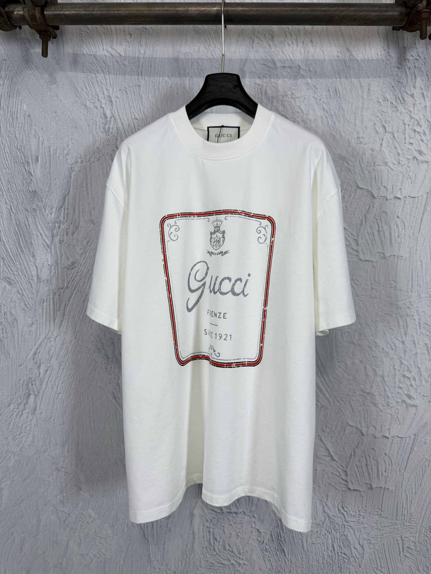 Gucci GUCCI 古驰 26ss 典藏标识印花重磅短袖T恤