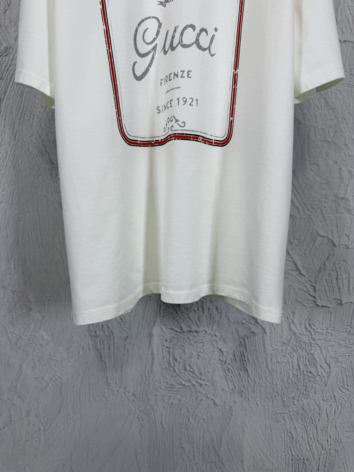Gucci GUCCI 古驰 26ss 典藏标识印花重磅短袖T恤