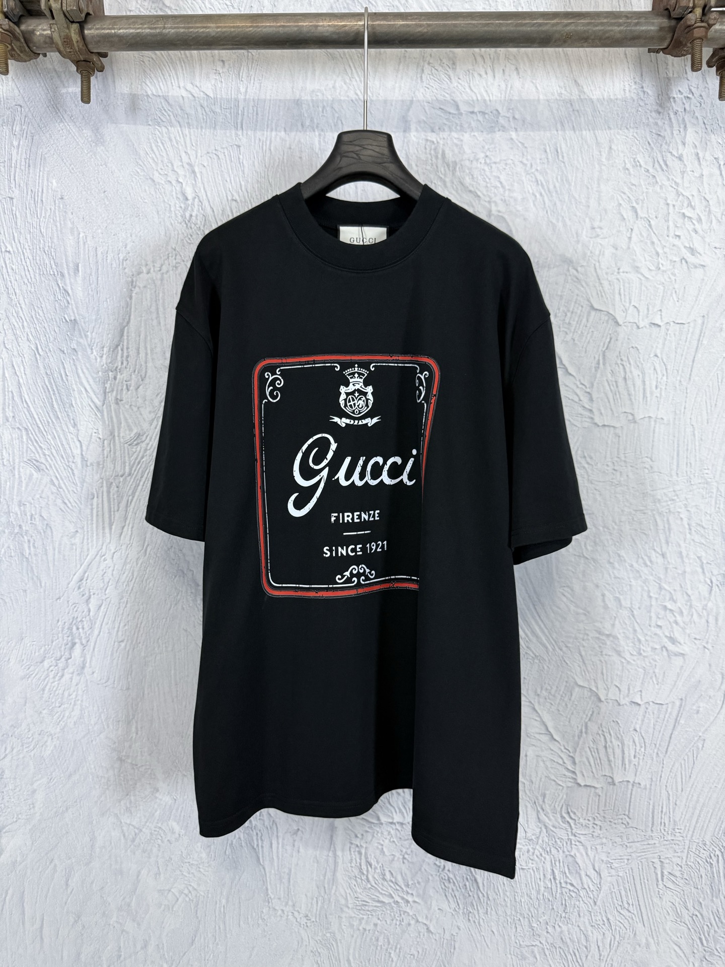Gucci GUCCI 古驰 26ss 典藏标识印花重磅短袖T恤